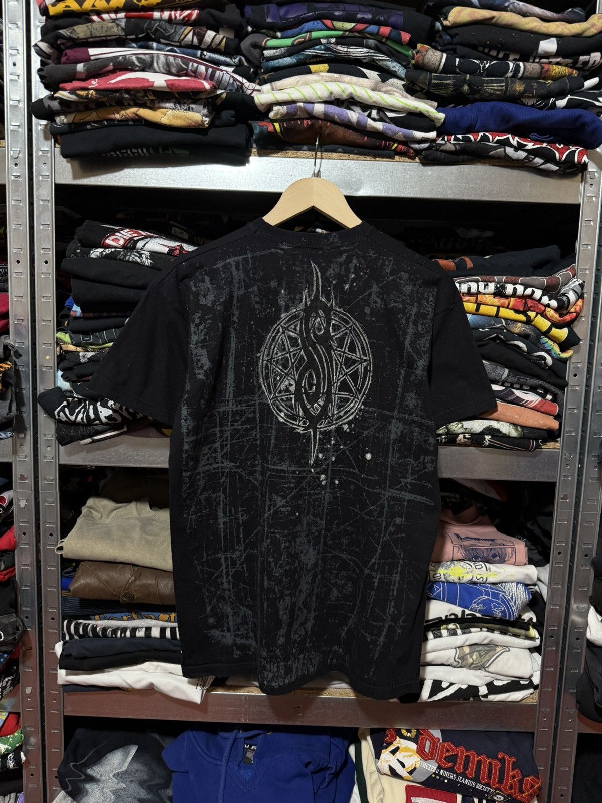 Vintage Vintage 2008 Slipknot AOP Metal Rock Band T-Shirt Y2K Hype Size US M / EU 48-50 / 2 - 2 Thumbnail