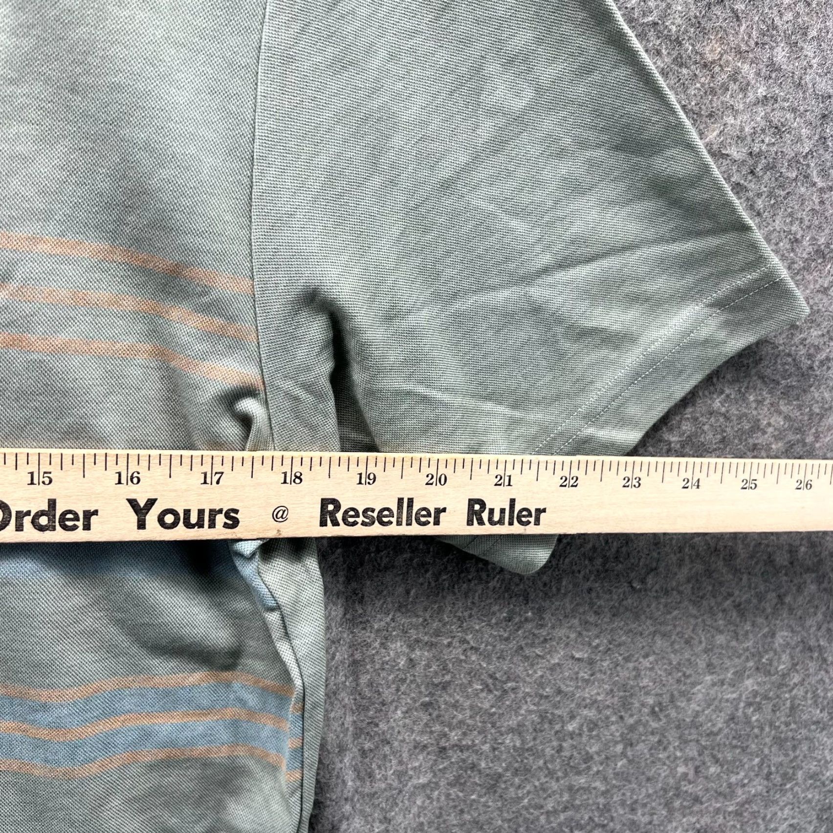 TravisMathew VINTAGE Travis Mathew Polo Shirt Men Medium Adult Green Orange Casual Golf Cotton Shirt Clothing Men Size US M / EU 48-50 / 2 - 7 Thumbnail