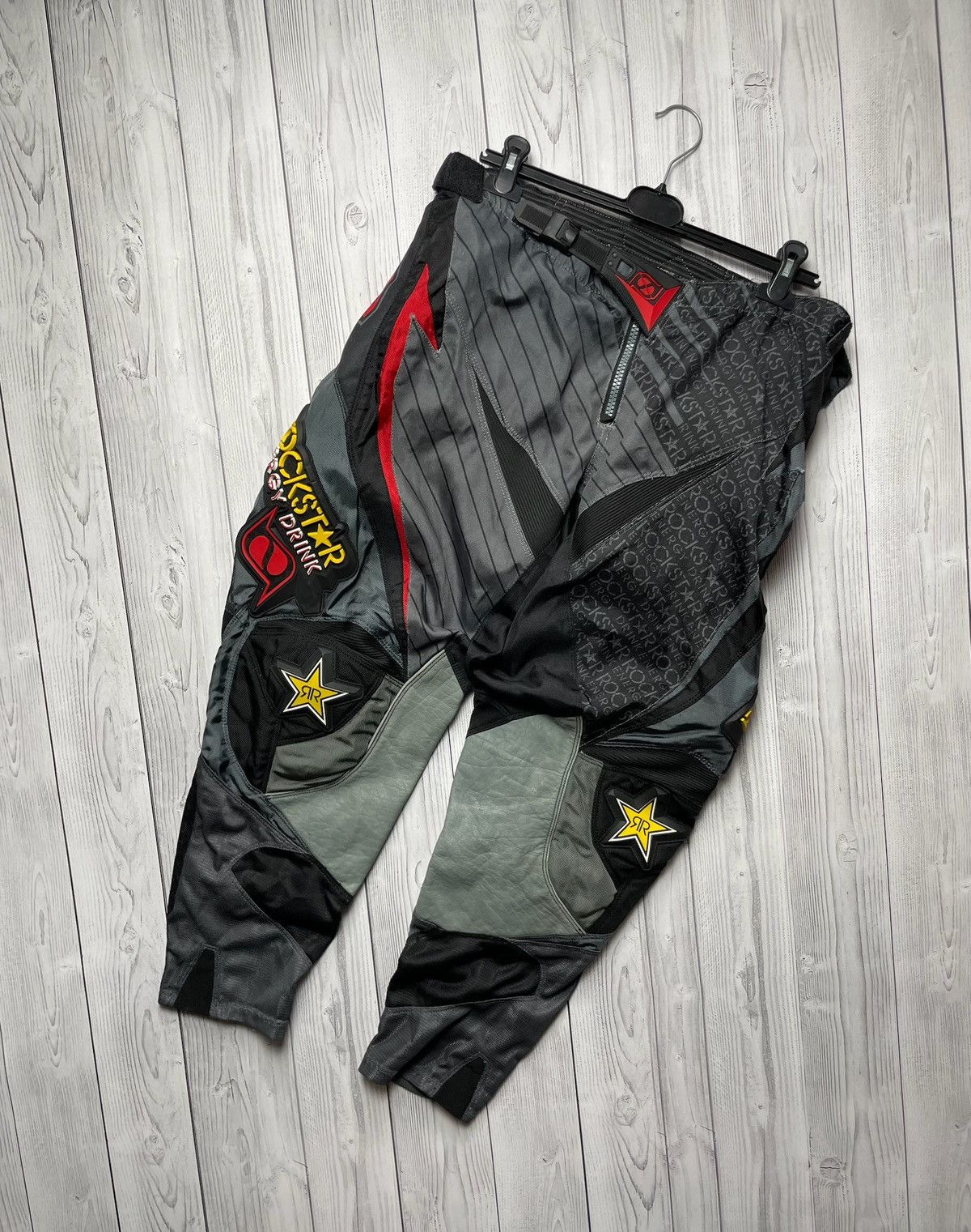 Vintage Vintage Rockstar Moto track suit jersey + Pants Energy Drink Size US 36 / EU 52 - 2 Thumbnail