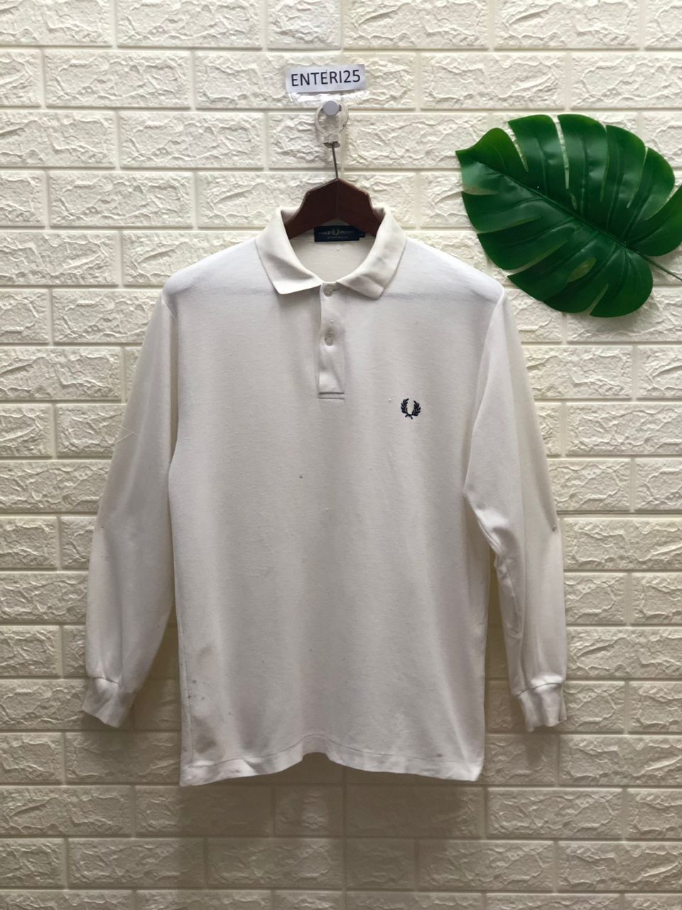 Vintage vintage Fred Perry Long Sleeve Polo single stich Size US M / EU 48-50 / 2 - 1 Thumbnail