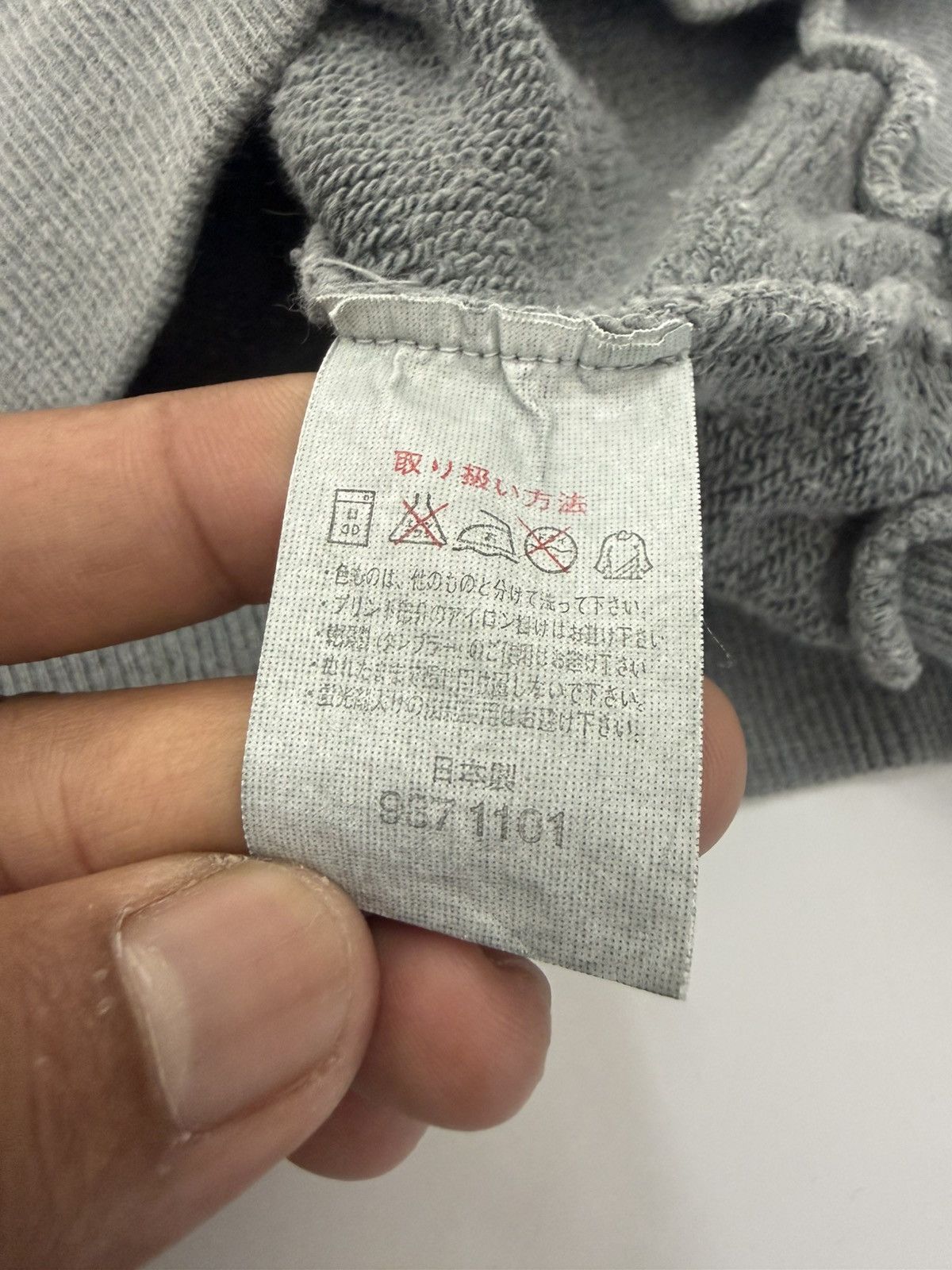 Asics 🔥 Rawlings JPN Sportwear Distressed Grey Spellout logo Sweat Size US M / EU 48-50 / 2 - 9 Thumbnail