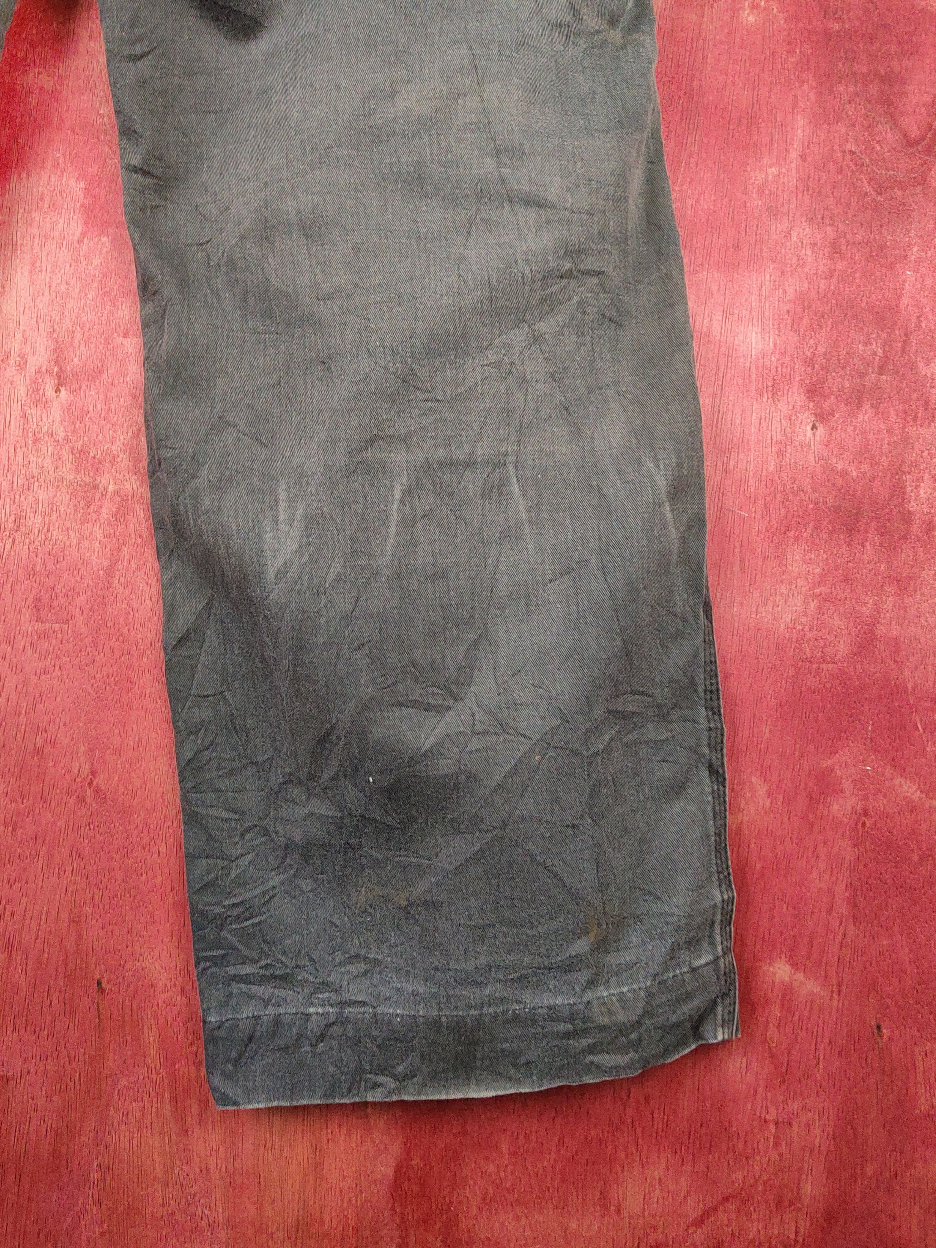 Grancisco Dark Blue Faded Multipocket Cargo Pants #S1441