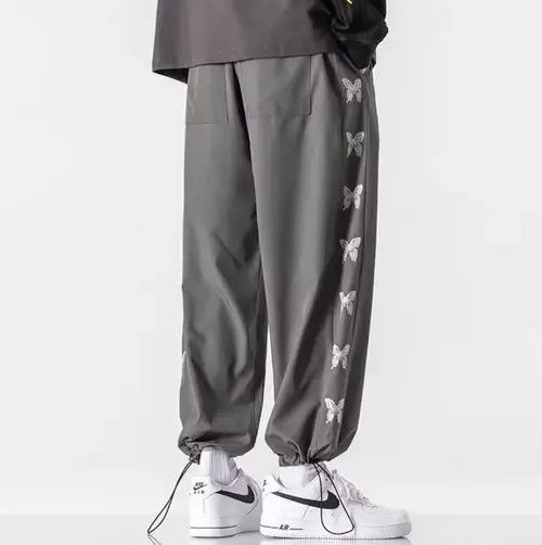 Japanese Brand × Vintage japanese style butterfly sweatpants Size US 34 / EU 50 - 4 Thumbnail