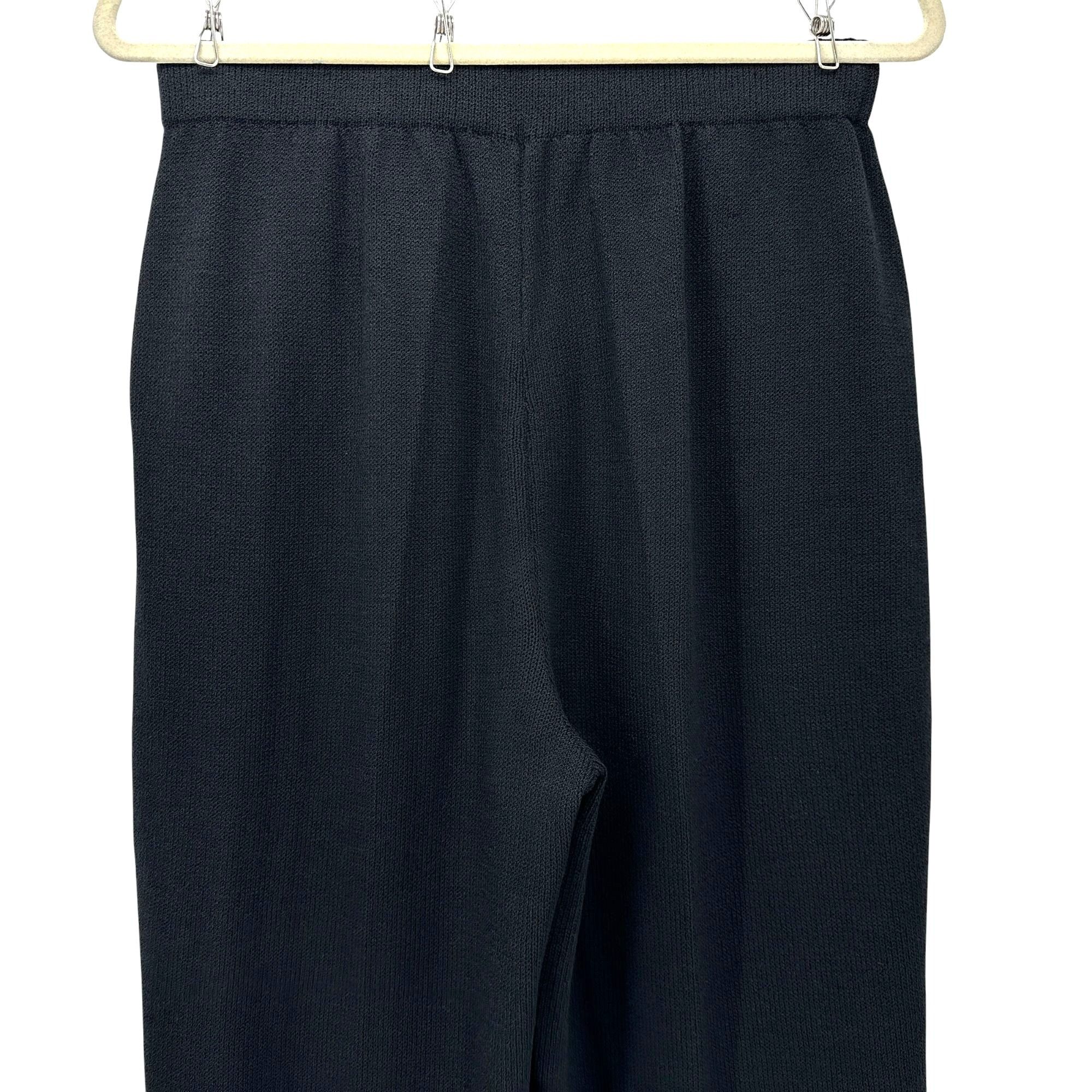 St. John Vintage St. John Basics Womens 10 Pants Black Santana Knit Size 29" - 5 Thumbnail
