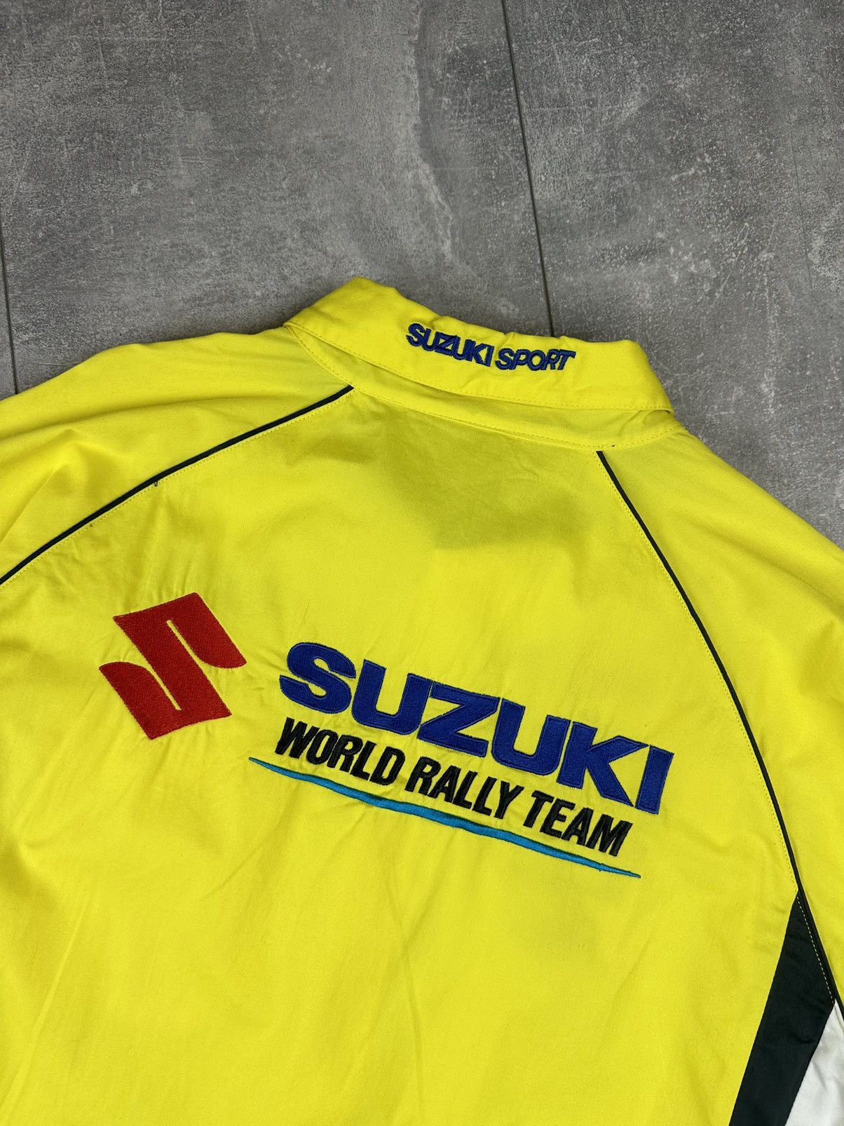 Other Suzuki World Rally Team Sport Yellow Shirt Button Up Size US XL / EU 56 / 4 - 12 Thumbnail