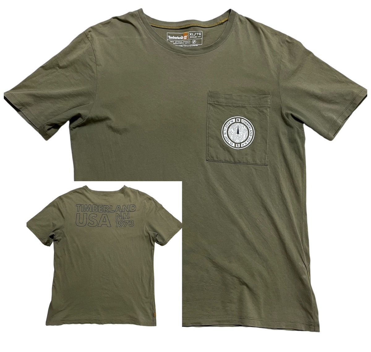 Timberland Timberland USA Pocket T Shirt Size US L / EU 52-54 / 3 - 1 Thumbnail