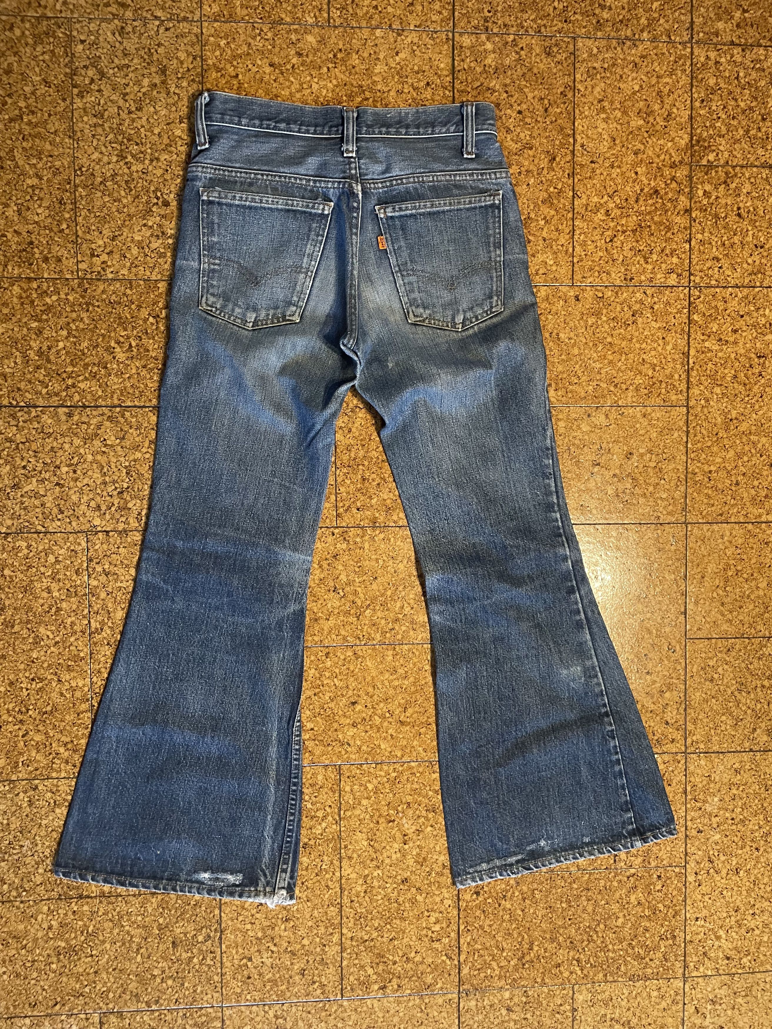 Levi's Vintage Levi’s 1970s Flared Selvedge Jeans – 28×29 Size 28" / US 6 / IT 42 - 2 Thumbnail