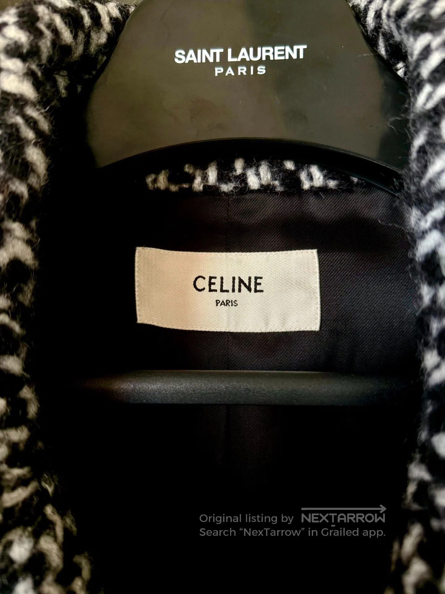 Celine CELINE Snowflake Lapel Overcoat| Size US L / EU 52-54 / 3 - 3 Thumbnail