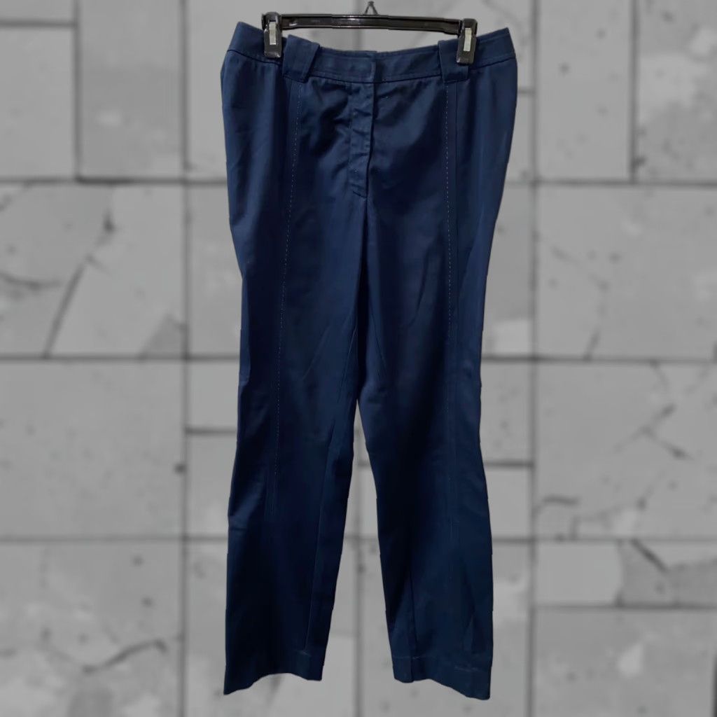 St. John St. John Sport Pants Women Zip Fly Navy Blue 8 Casual 33in Inseam Women’s Regular Pants Size 31" - 1 Thumbnail
