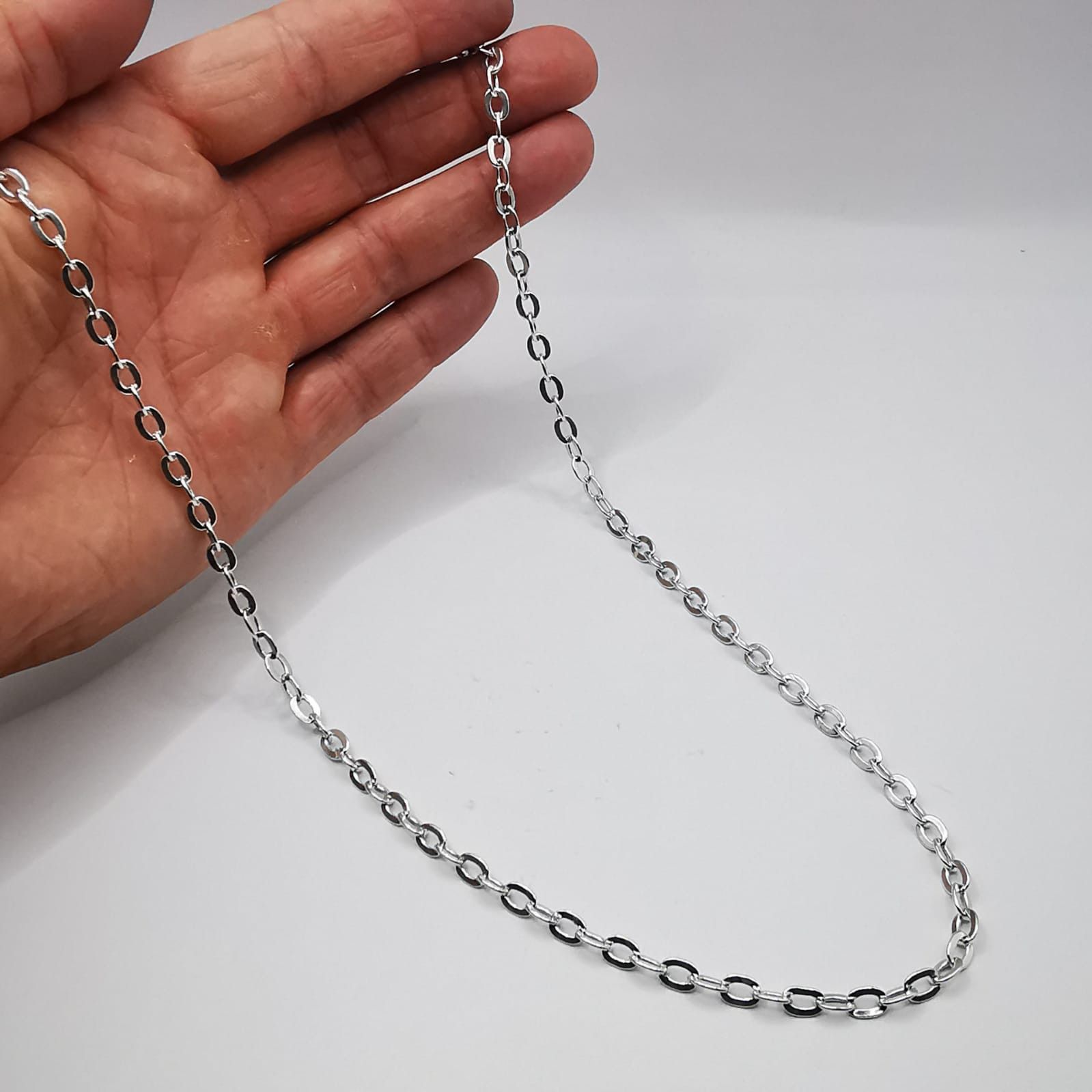 Sterling Silver Vintage Jewelry Chain, 925 Sterling Silver, Signed 22,13g Size ONE SIZE - 2 Thumbnail