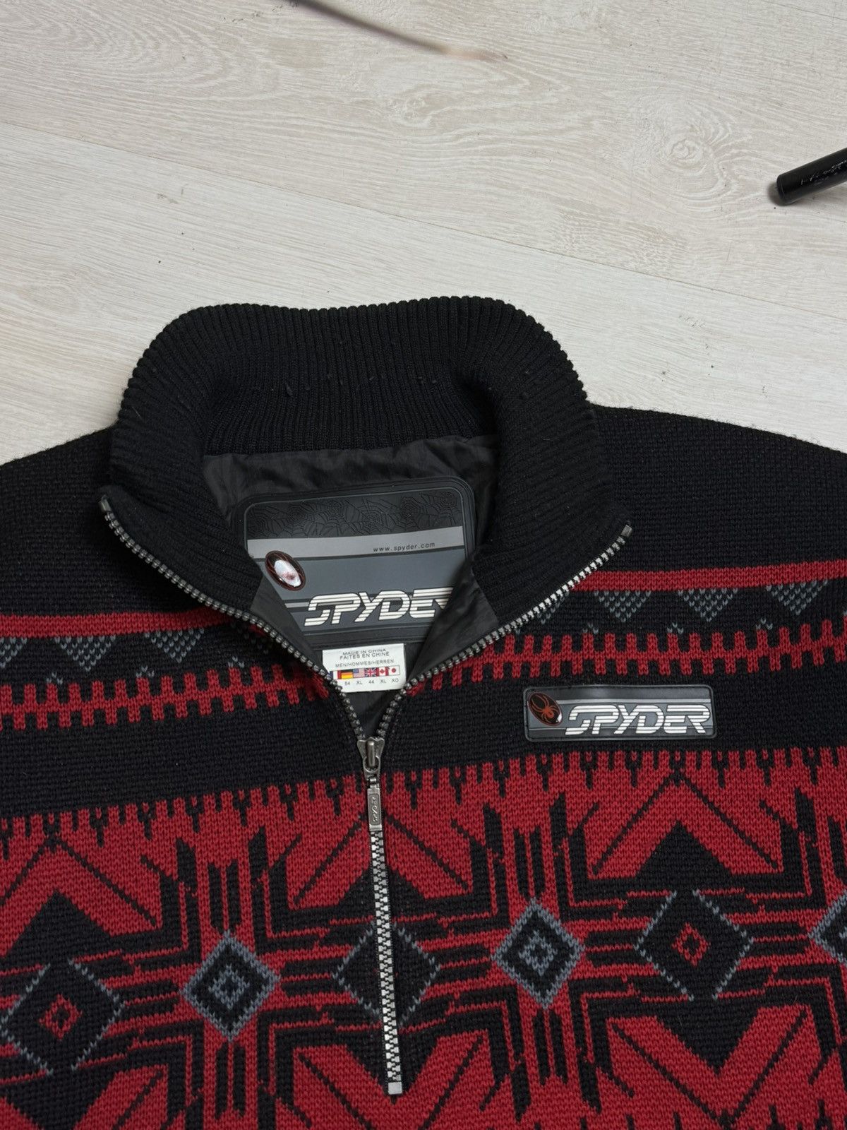Spyder × Vintage Spyder Vintage Fleece Zip Sweater Big Logo Oversized Y2K Size US XL / EU 56 / 4 - 6 Thumbnail