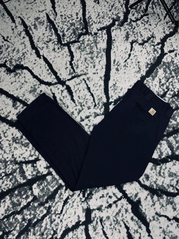 Carhartt Carhartt Master Pant 33 32 Navy Logo Size US 33 - 1 Thumbnail