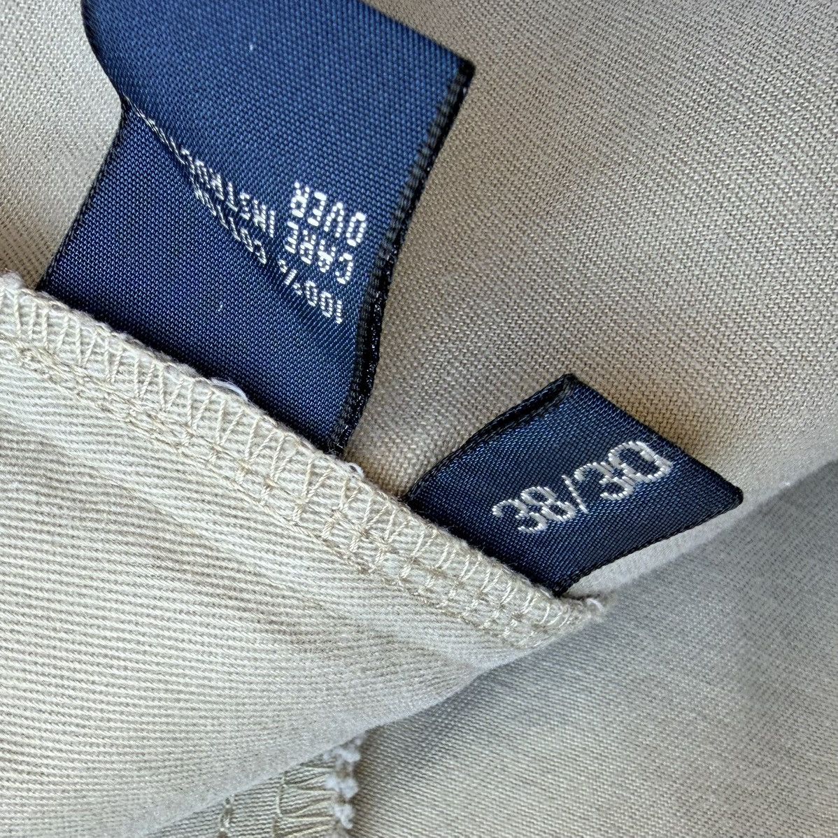 Polo Ralph Lauren Vintage Polo Ralph Lauren Hammond Chino Pants Pleated 36x30 Size US 36 / EU 52 - 4 Thumbnail