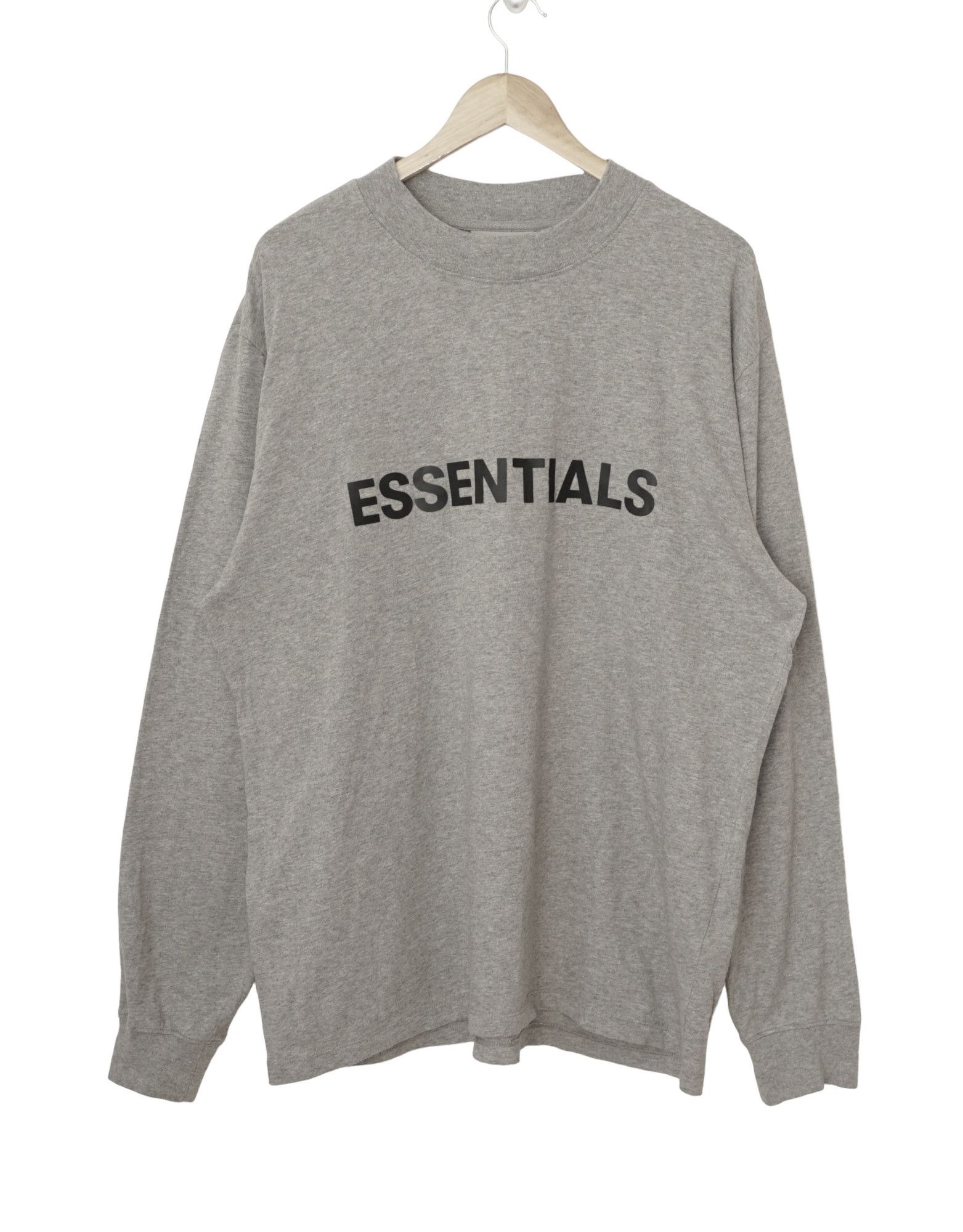 Essentials × Fear of God Fear of God Essentials Big Logo Longsleeve Size US L / EU 52-54 / 3 - 1 Thumbnail