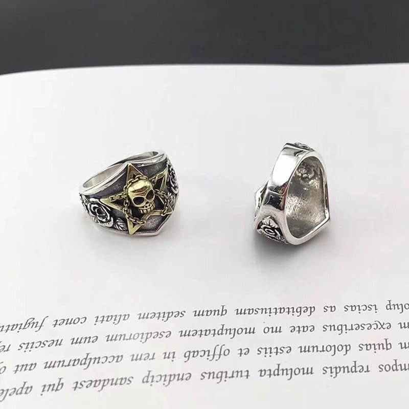 Other Gothic skull finger ring Size ONE SIZE - 2 Thumbnail