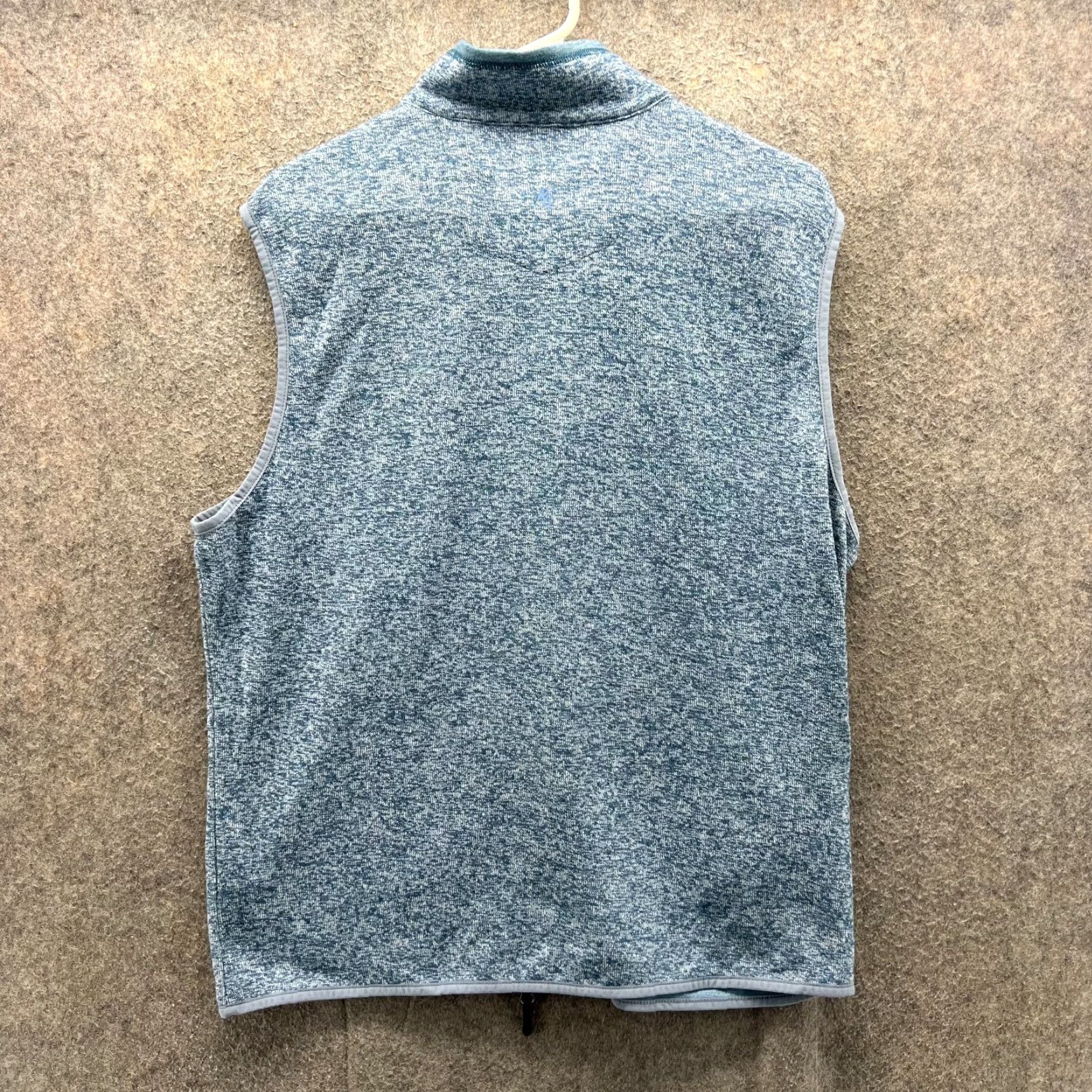 Robert Graham Robert Graham Vest Men Large Blue Full Zip Sleeveless Mock Neck Casual Sweater Layering Vest - Regular Fit - Blue - L - Men Size US L / EU 52-54 / 3 - 2 Thumbnail