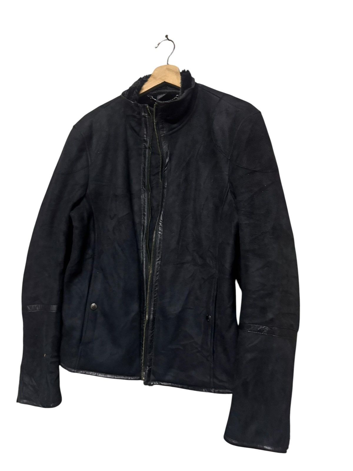 Armani Exchange Armani Exchange Suede Ridding Leather Jacket Size US M / EU 48-50 / 2 - 4 Thumbnail