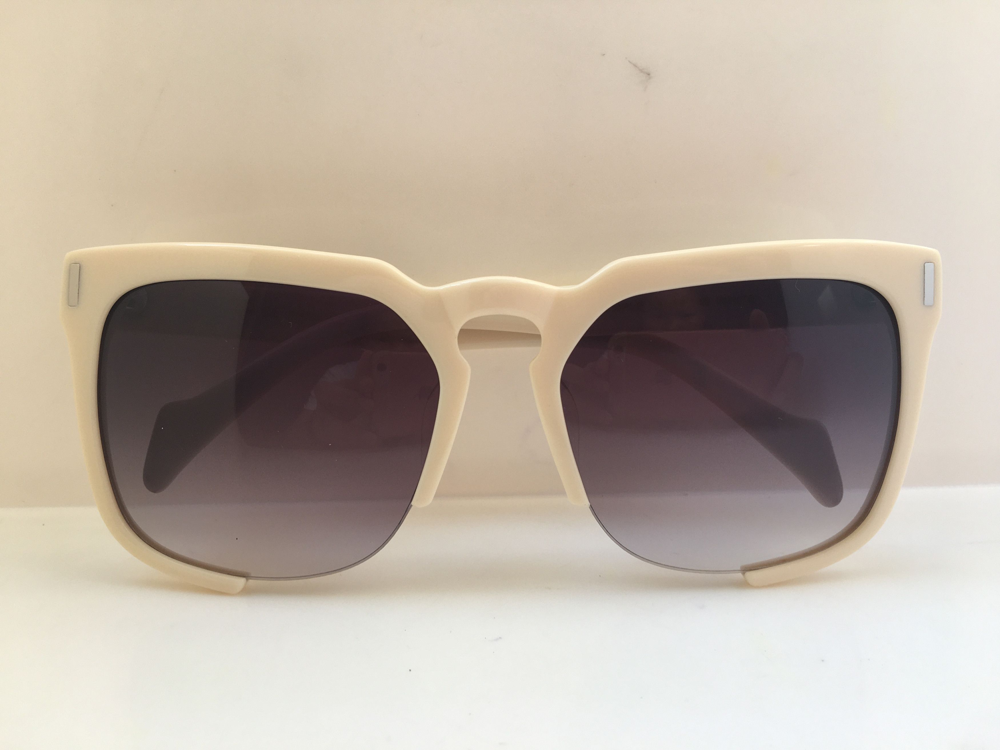 Other Rain Handmade White Acetate ROCKABILLY Sunglasses Size ONE SIZE - 6 Thumbnail