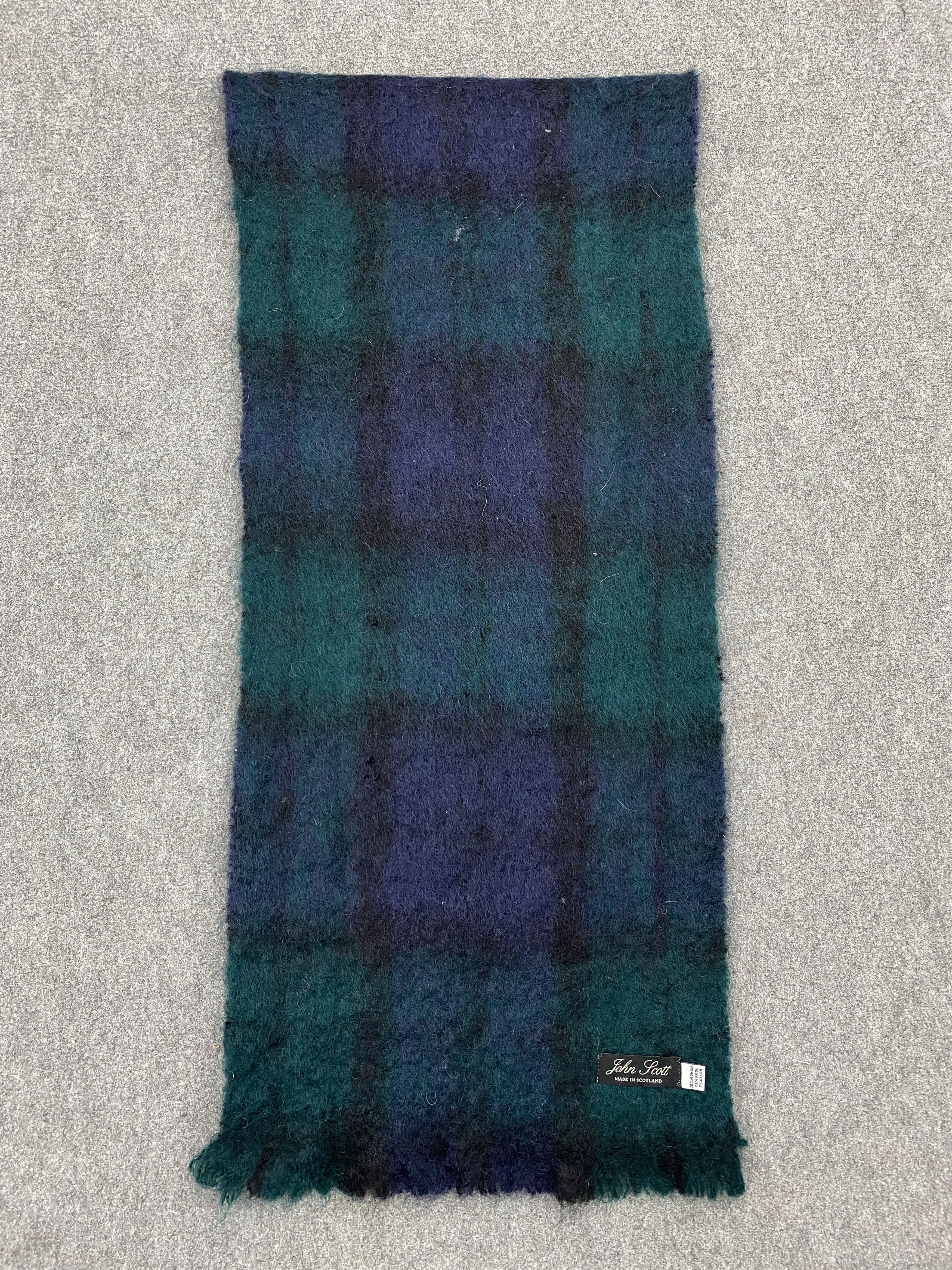 Vintage John Scott Mohair Scarf / Muffler / Neckwear -SC0038 Size ONE SIZE - 2 Thumbnail
