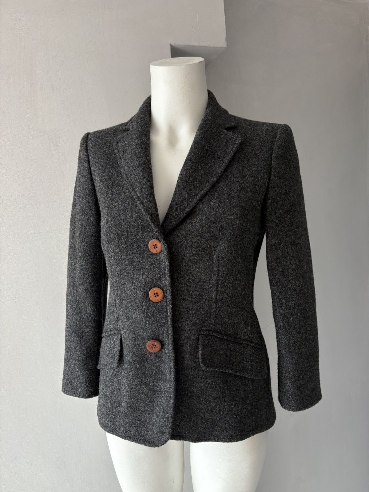 Elisabetta Franchi Elizabeth Ascot wool blazer Size S / US 4 / IT 40 - 12 Thumbnail
