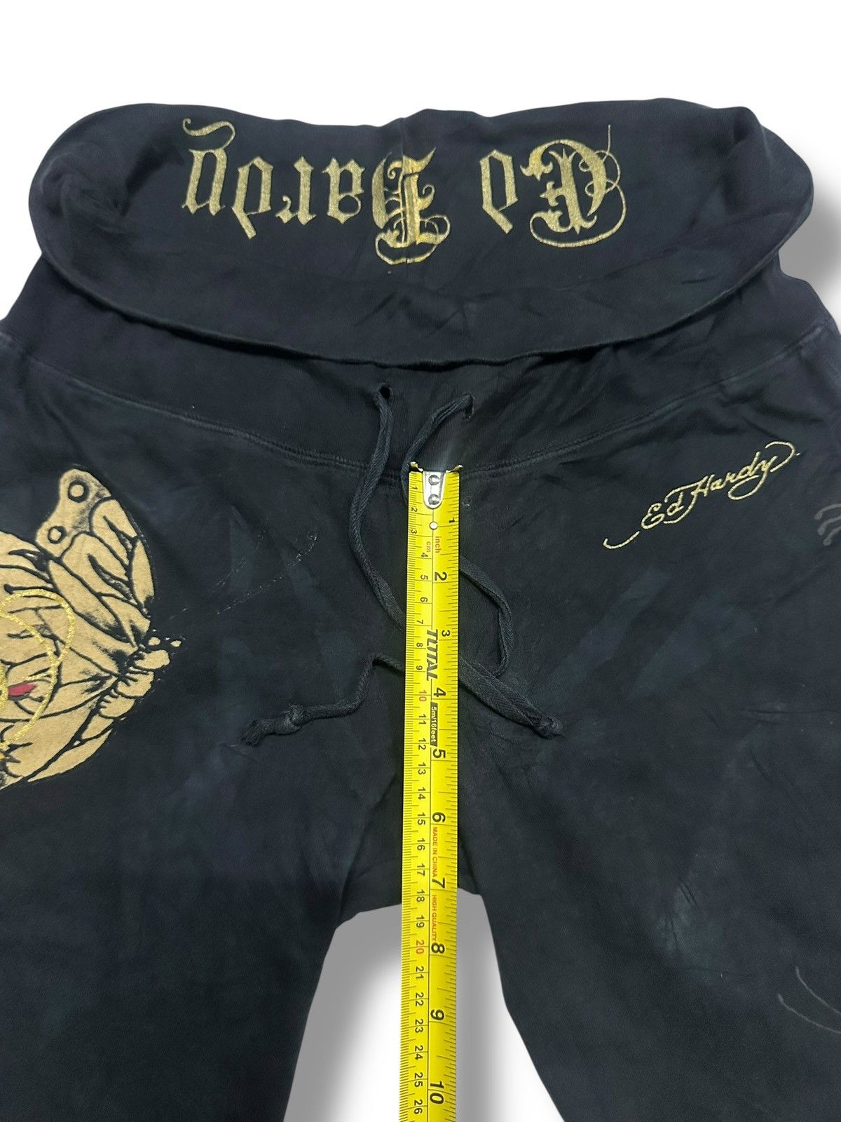 Ed Hardy Ed Hardy Vintage Shortpant Butterfly Embodied Faded Wash. Size US 30 / EU 46 - 13 Thumbnail
