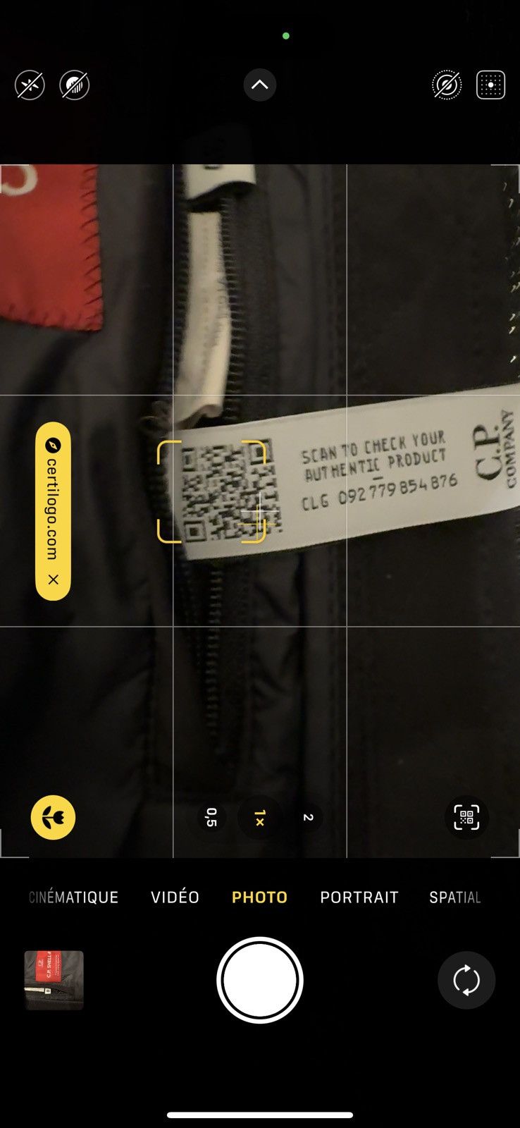 C.P. Company C.P. SHELL-R GOGGLE JACKET Size US S / EU 44-46 / 1 - 9 Thumbnail
