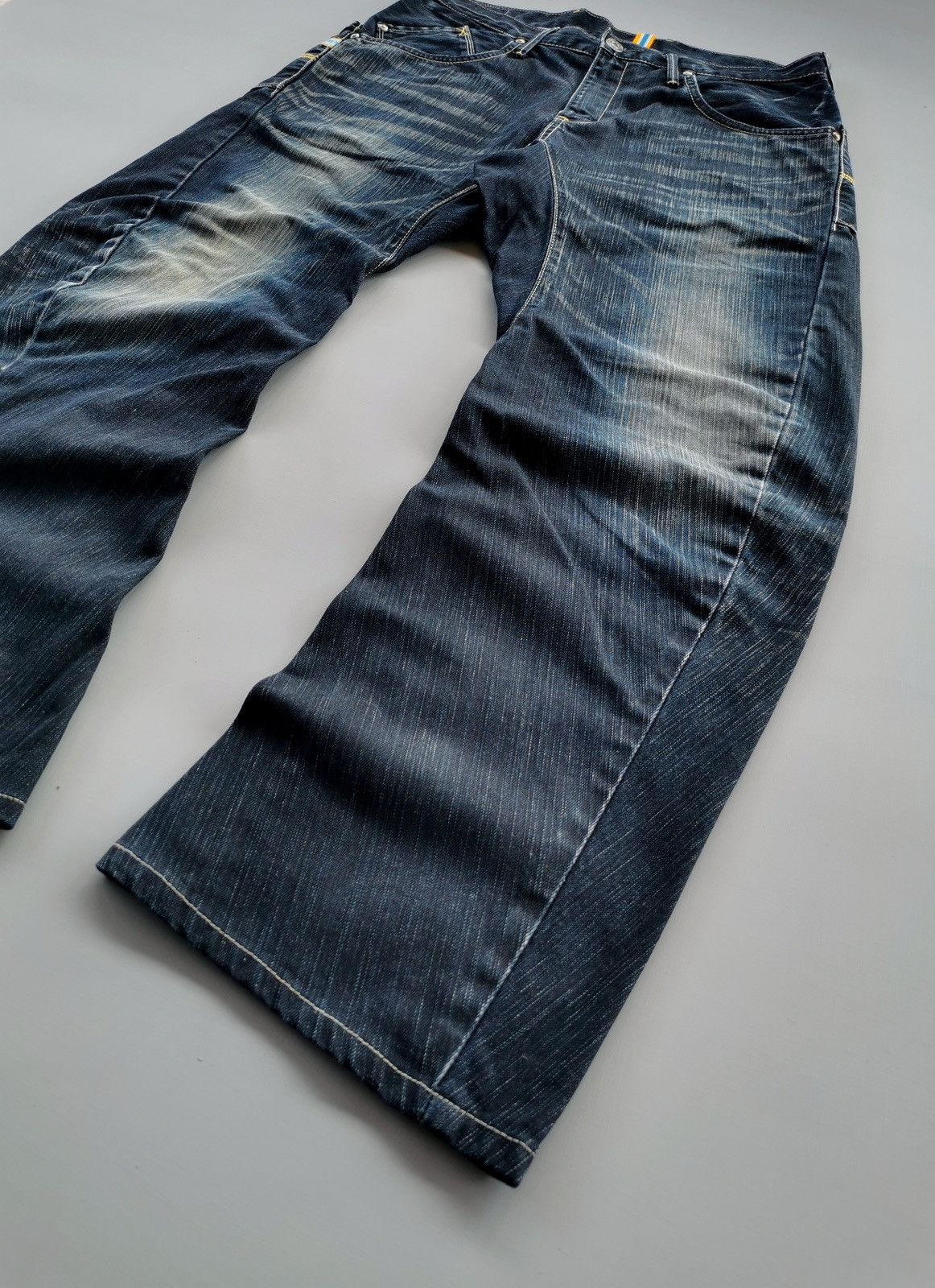 Edwin Loose Fit Edwin XV Function Bowleg Denim Jeans Size US 34 / EU 50 - 8 Thumbnail