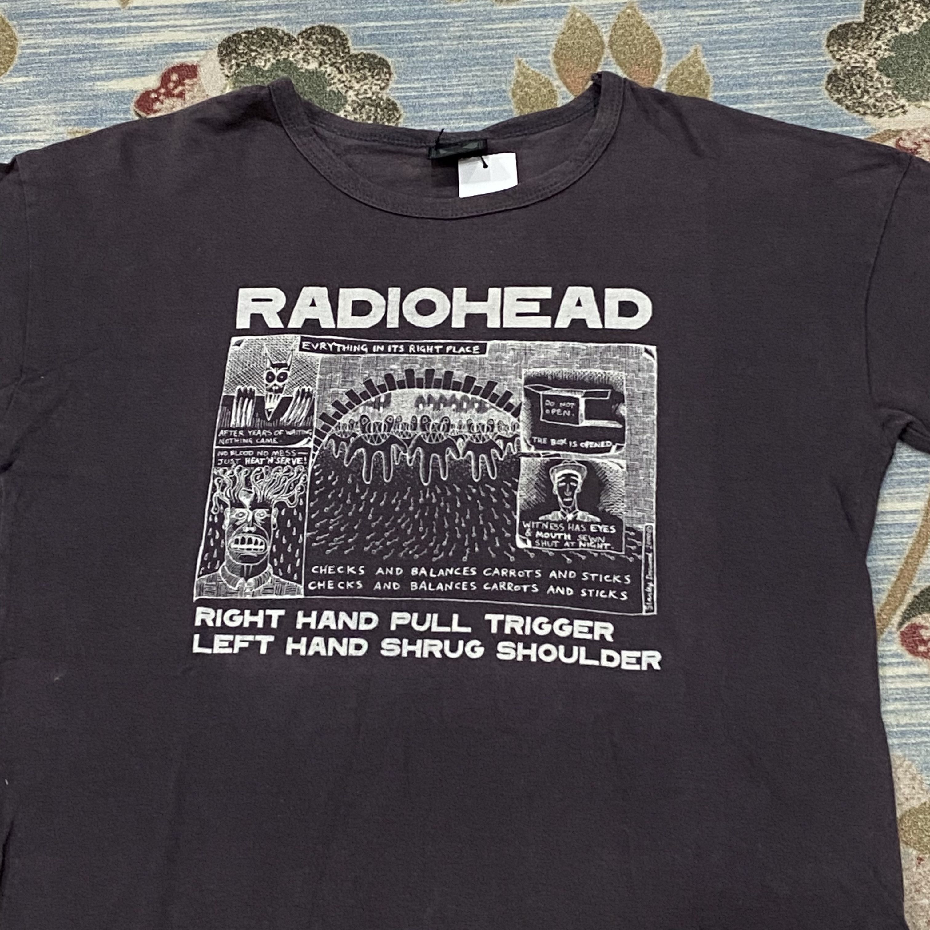 Band Tees Vintage 00s USA Radiohead WASTE PRODUCT Tee Size US M / EU 48-50 / 2 - 2 Thumbnail