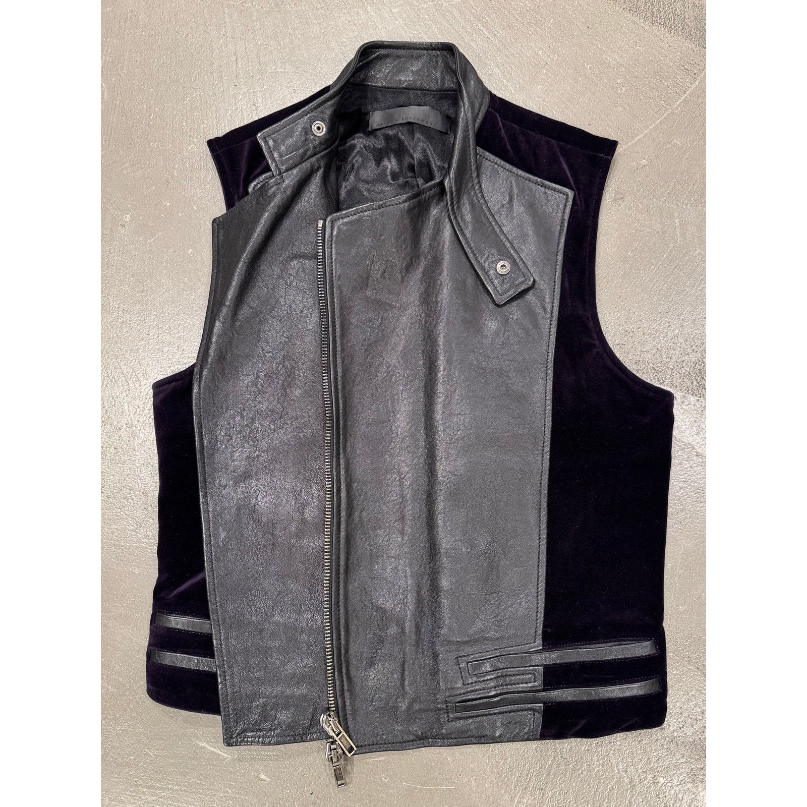 Haider Ackermann A/W2015 Haider Ackermann runway leather and velour vest Size US S / EU 44-46 / 1 - 6 Thumbnail