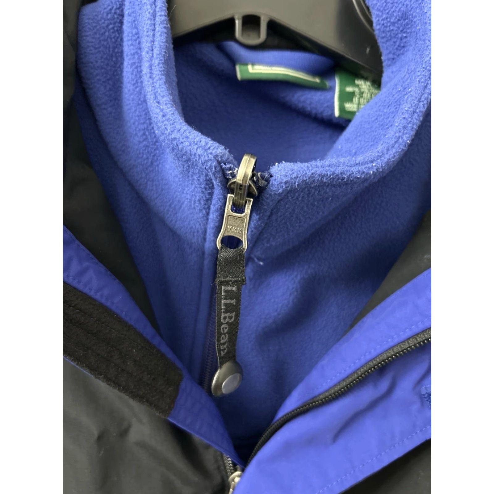 Vintage VTG LL Bean 3-in-1 Jacket Mens Small Black Blue Trail Fleece Liner 0BCY9 Size US S / EU 44-46 / 1 - 4 Thumbnail