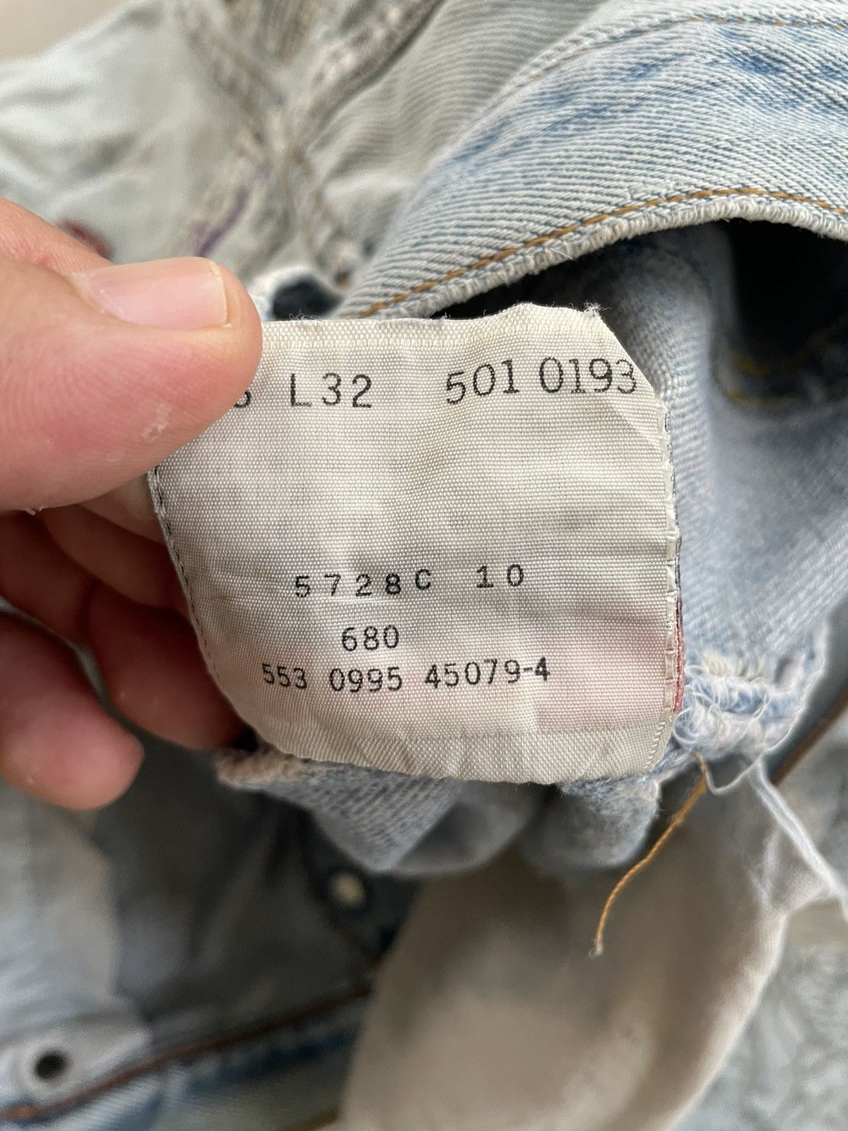 Designer × Levi's VINTAGE LEVIS 501 MADE IN USA ARTWORK PANT Size US 35 - 7 Thumbnail
