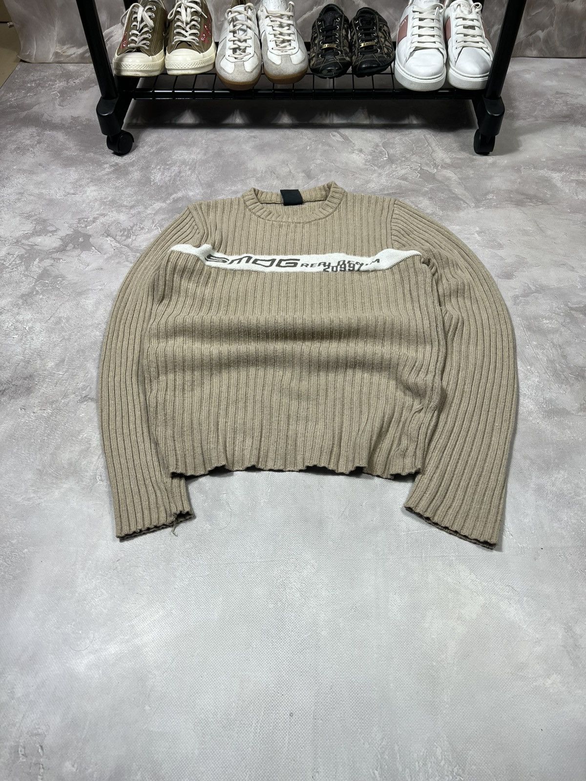 Other Vintage Junya Watanabe Ribbet Y2k Sweater Size US S / EU 44-46 / 1 - 1 Thumbnail