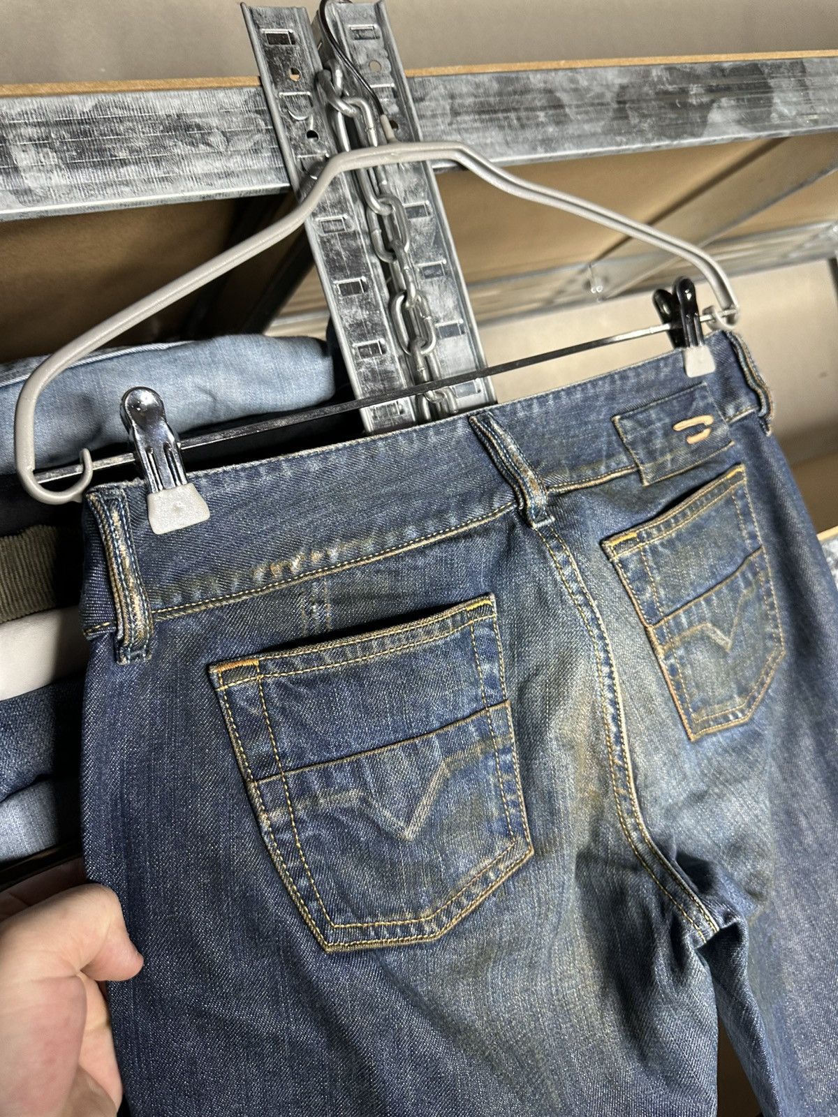 Diesel Diesel Hush Vintage Jeans Size 28 Distressed Flared Bootcut Size 28" / US 6 / IT 42 - 13 Thumbnail