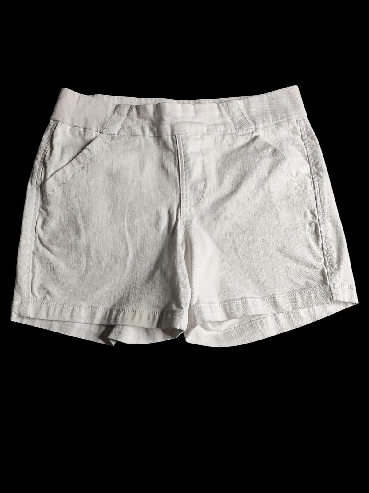 Designer JAG Jeans Gracie 5" White Shorts Size 6 Size 28" / US 6 / IT 42 - 1 Thumbnail