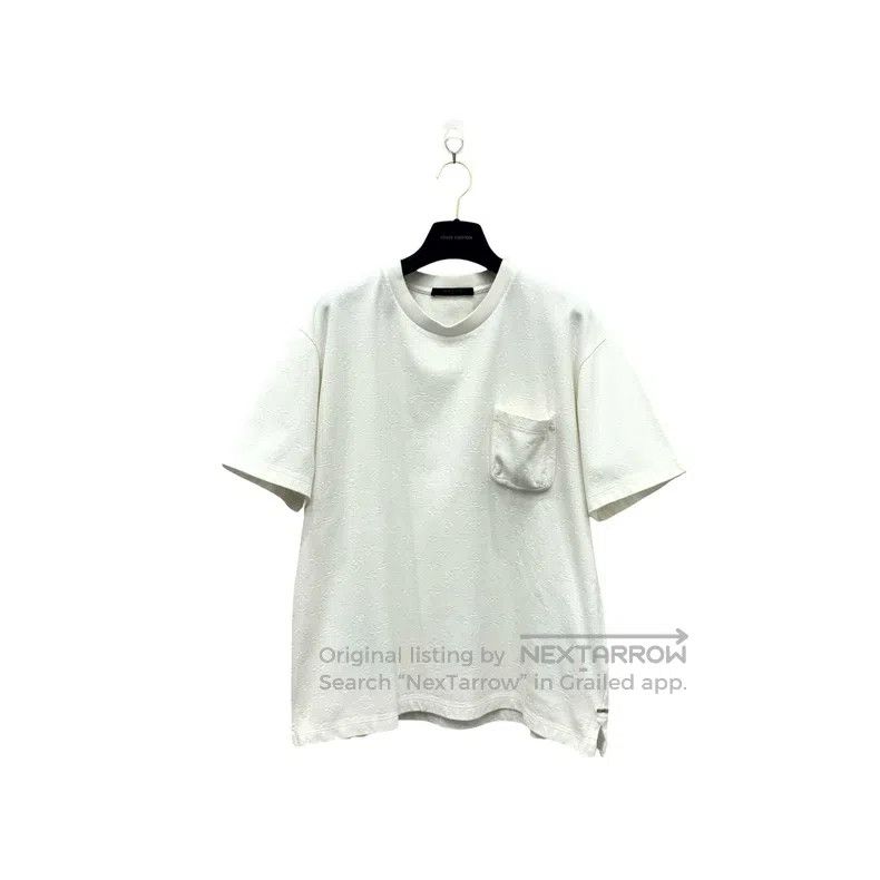 Louis Vuitton Louis Vuitton White dark grain presbyopic pocket short sle Size US XL / EU 56 / 4 - 1 Thumbnail