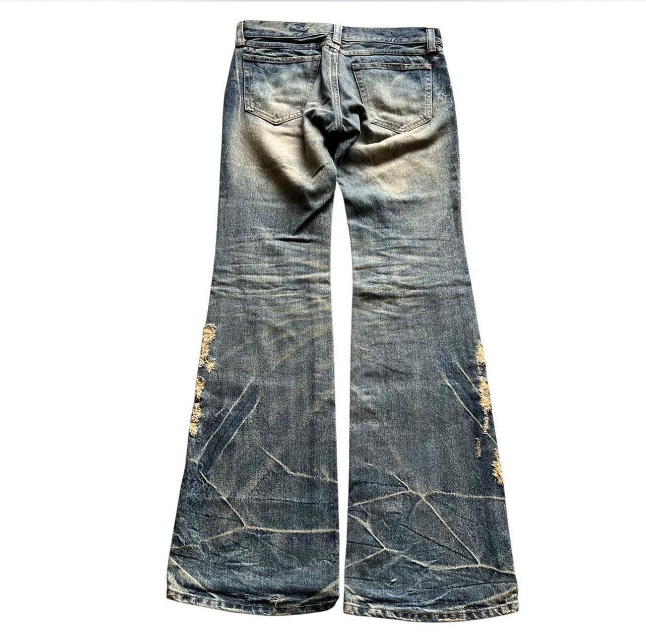 If Six Was Nine × Japanese Brand × Le Grande Bleu (L.G.B.) Jackrose Luv Maison Japanese Flared Jeans Size US 30 / EU 46 - 2 Thumbnail