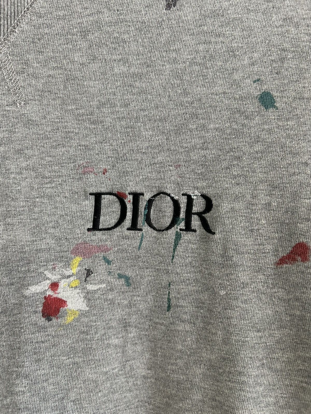 Dior Grey Dior paint splatter shirt Size US S / EU 44-46 / 1 - 3 Thumbnail