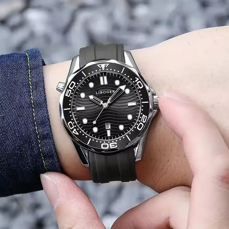 Jewelry Casual Silicone Strap Analog Warch Size ONE SIZE - 8 Thumbnail