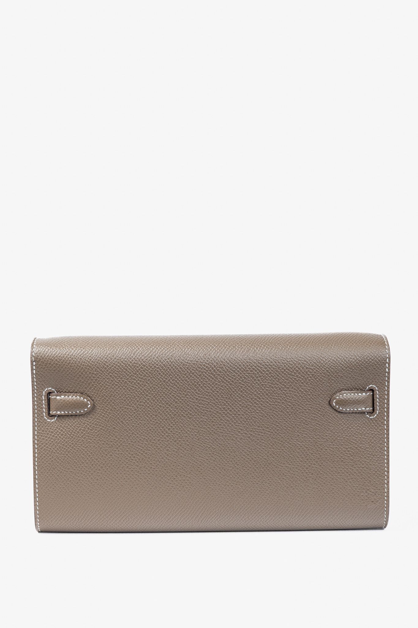 Hermes Hermes Kelly To Go Etoupe Epsom Leather GHW Wallet Size ONE SIZE - 4 Thumbnail