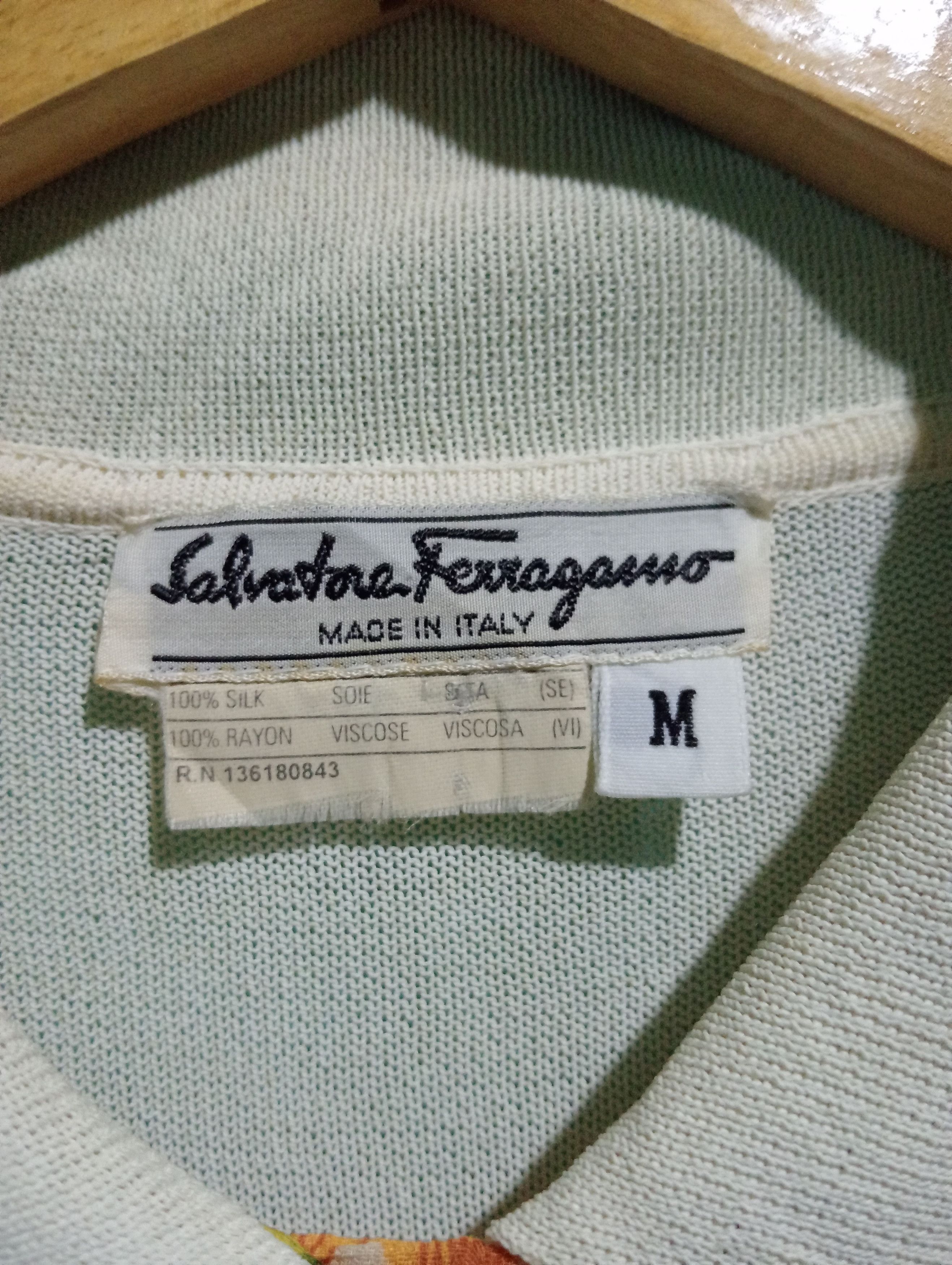 Salvatore Ferragamo Salvatore Ferragamo Floral Silk Sweatshirt Size M / US 6-8 / IT 42-44 - 7 Thumbnail