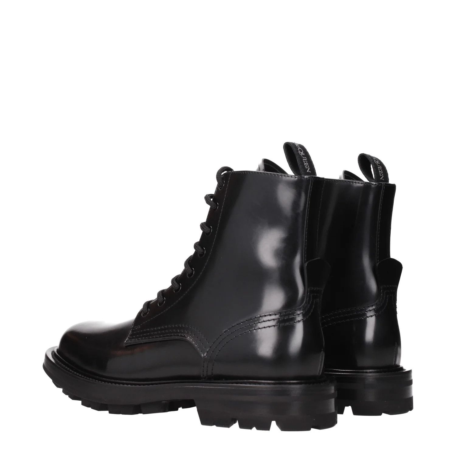 Alexander McQueen ob1o1e0225 Leather Ankle Boots in Black Size US 9 / EU 42 - 4 Thumbnail