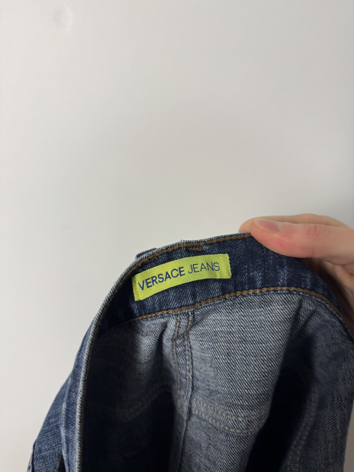 Versace Versace Jeans Metal Logo Denim Luxury Designer Y2K style Size US 31 - 17 Thumbnail