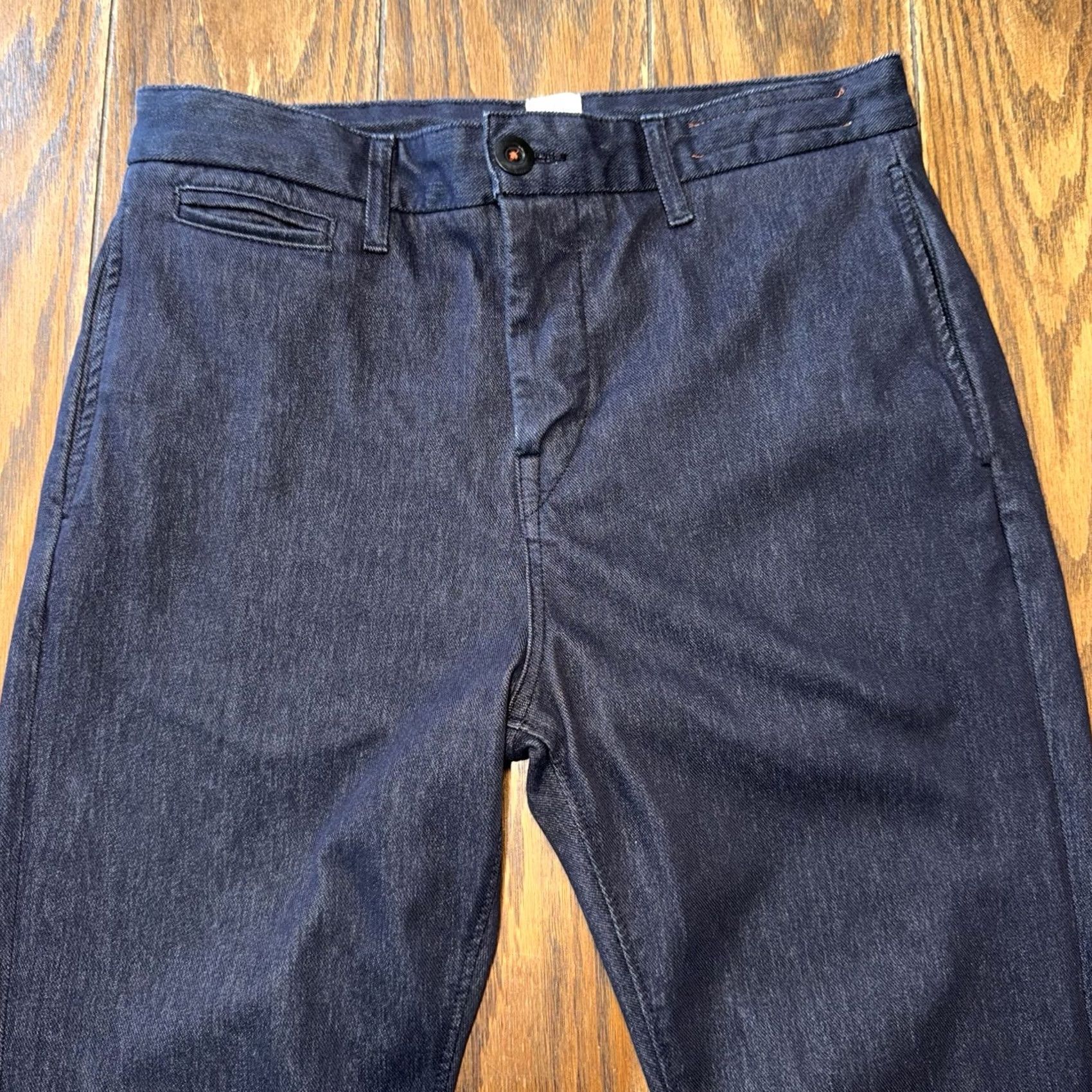 KATO Hiroshi Kato The Axe Chino Pants Mens 31x33 Dark Blue Cotton Blend Slim Fit Size US 30 / EU 46 - 3 Thumbnail