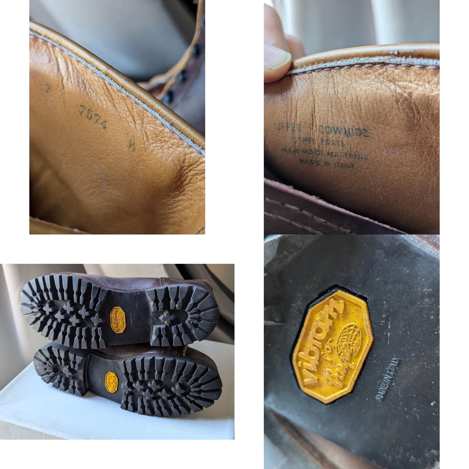 Eddie Bauer VINTAGE Eddie Bauer ITALY Vasque X Eddie Bauer boots Mens 7 W Brown Insulated Mountaineering Leather 9.5" height Size US 7 / EU 40 - 8 Thumbnail
