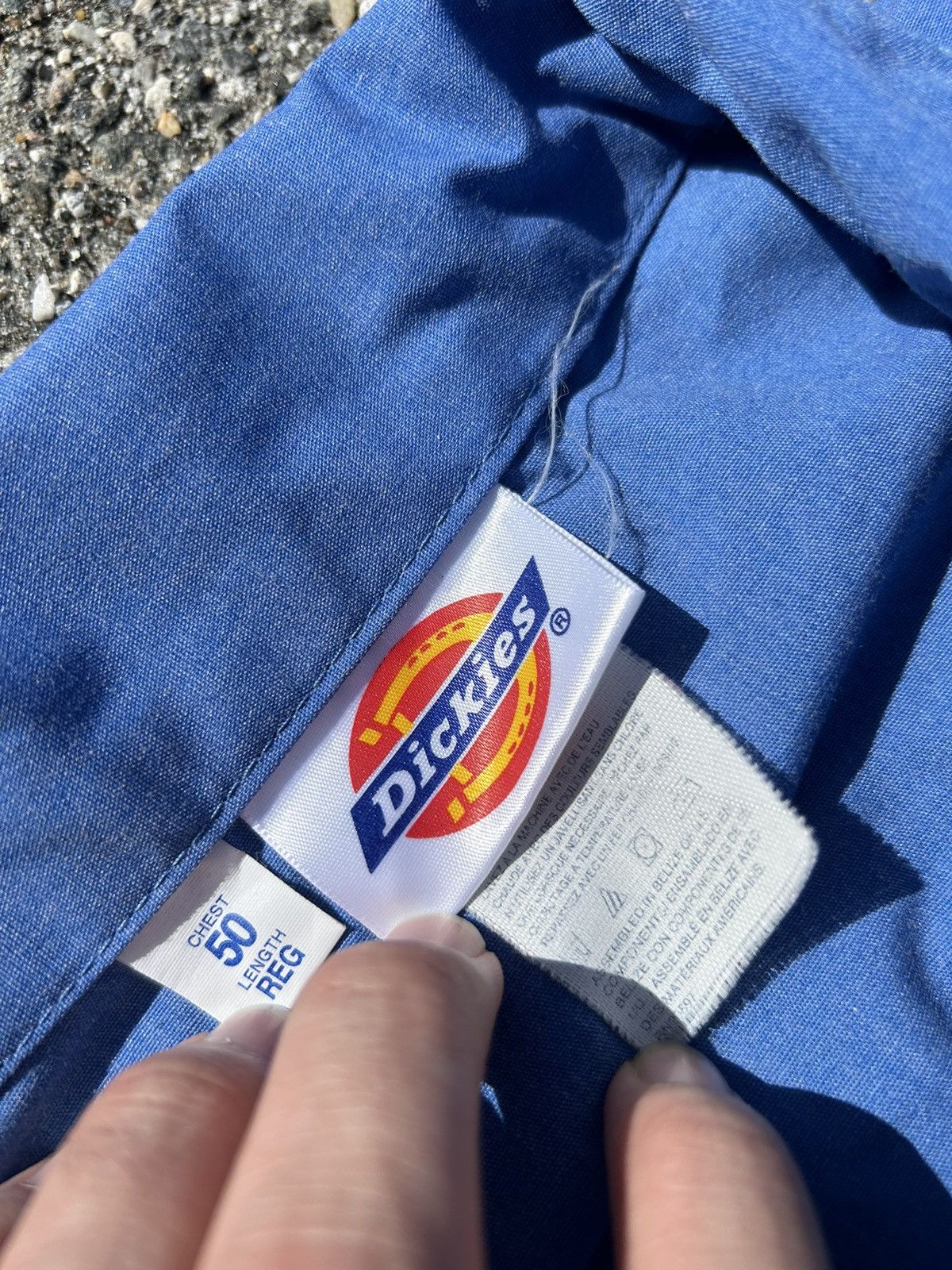 Dickies 80's Dickies Blue Blended Work Coveralls Size US 34 / EU 50 - 8 Thumbnail