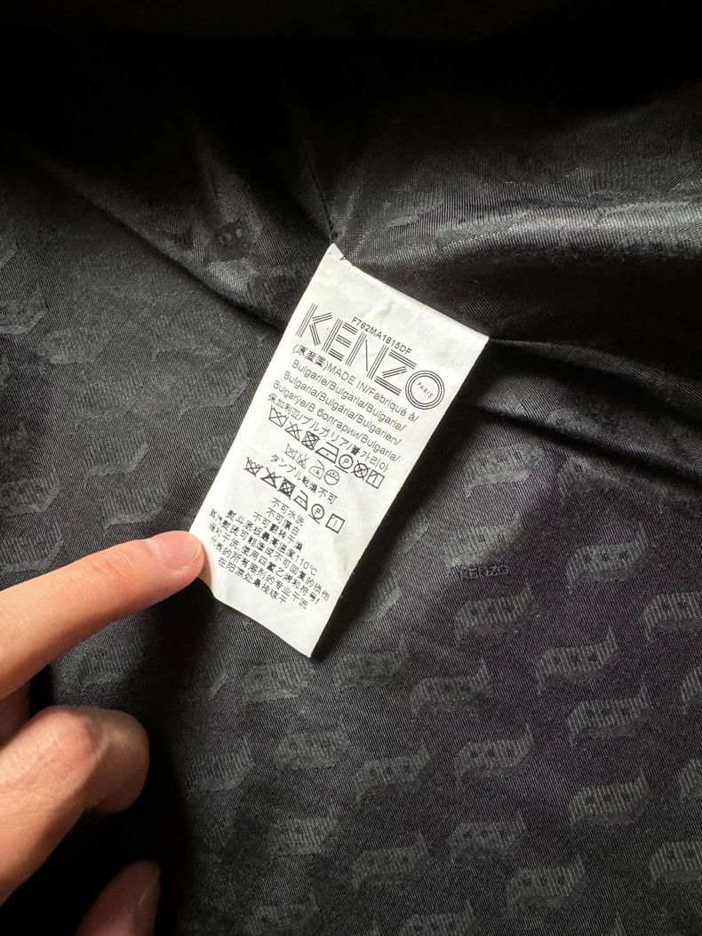 Kenzo KENZO Grayish wool sweater with dark gray sleeves Size XXS / US 00 / IT 34 - 4 Thumbnail