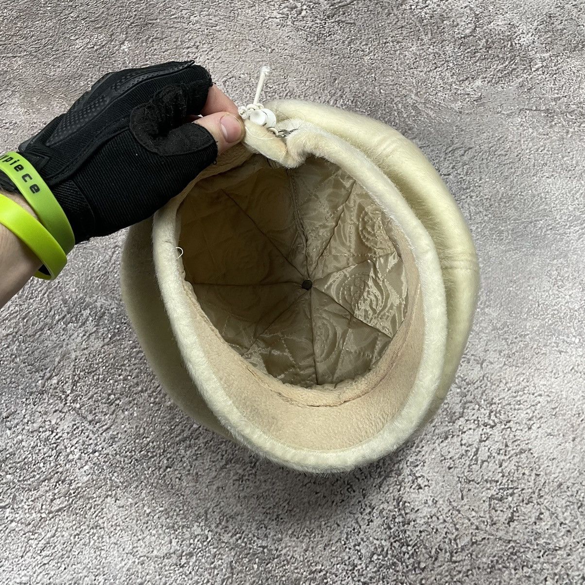 Vintage Vintage 90s Cream Mohair Beanie Ushanka Hat Grunge Washed OS Size ONE SIZE - 5 Thumbnail