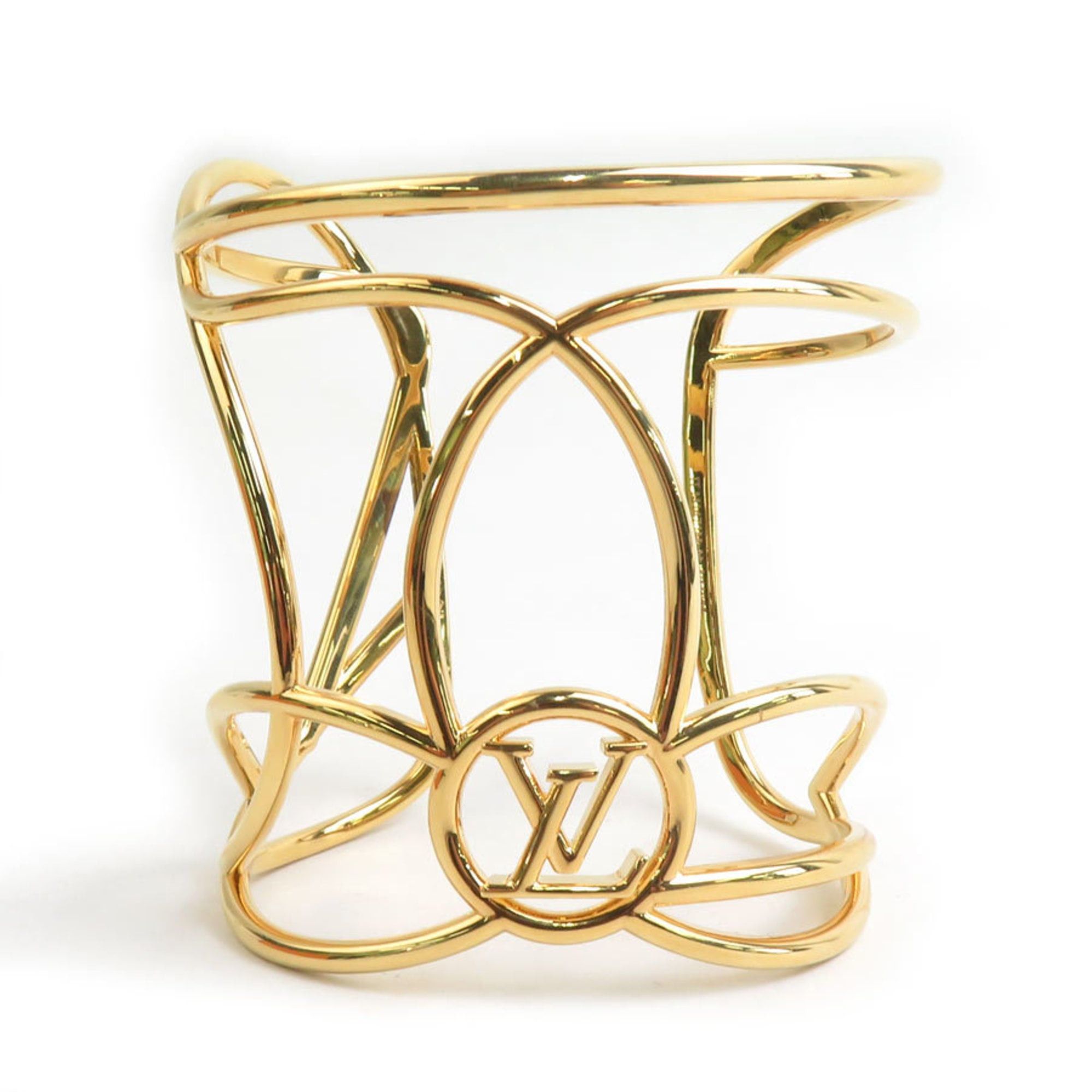 Louis Vuitton Louis Vuitton Bangle Bracelet Cuff Philgram Metal Gold Women's M1471M Free Shipping h32050a Size ONE SIZE - 1 Thumbnail