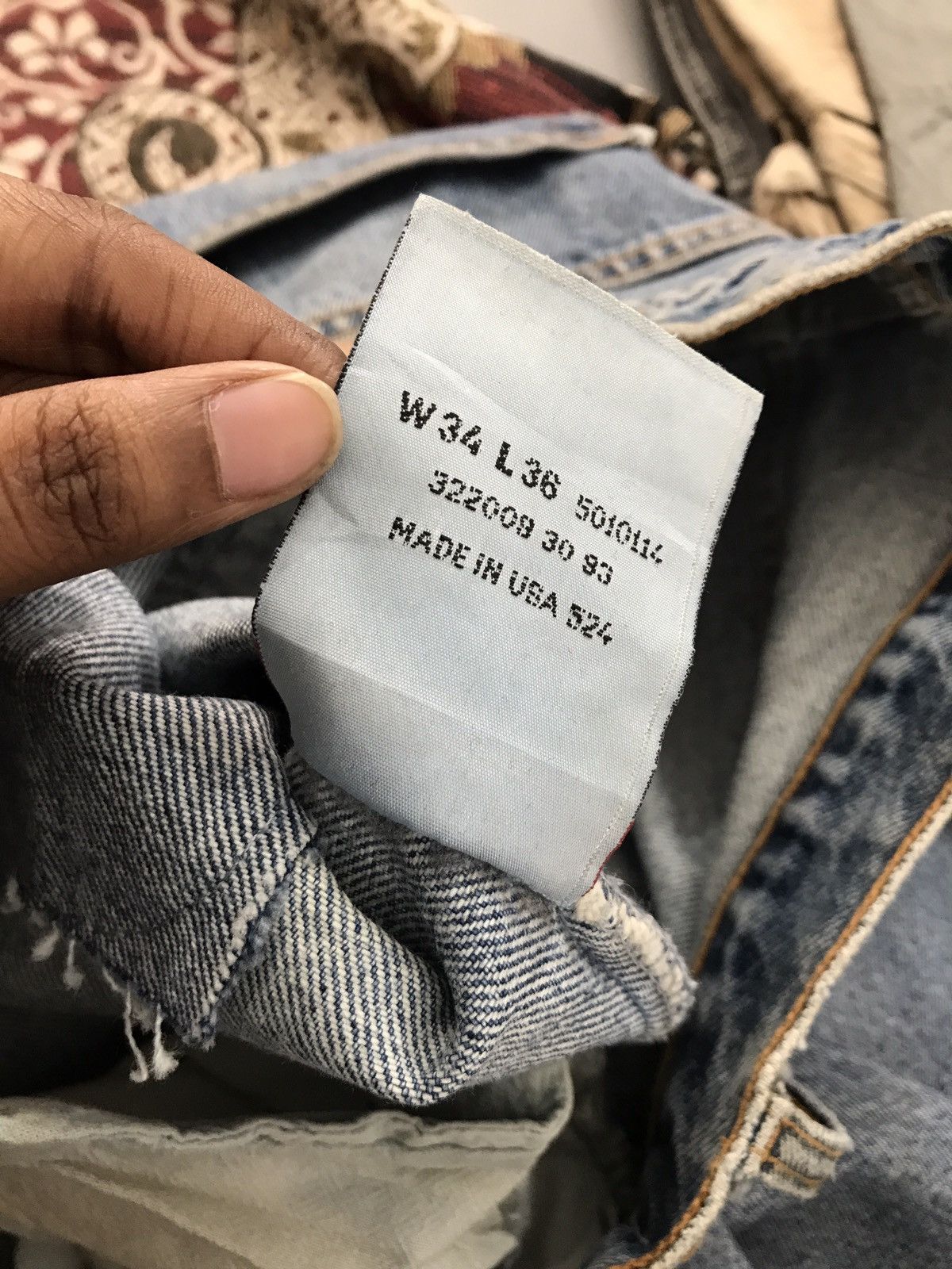 Levi's Vintage Levi’s 501 denim Size US 34 / EU 50 - 11 Thumbnail