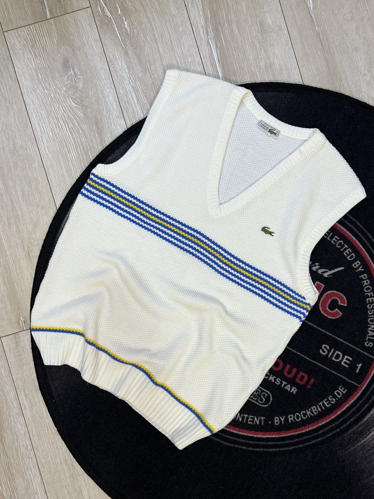 Lacoste × Vintage Vintage Lacoste Knit Sweater Size US L / EU 52-54 / 3 - 2 Thumbnail